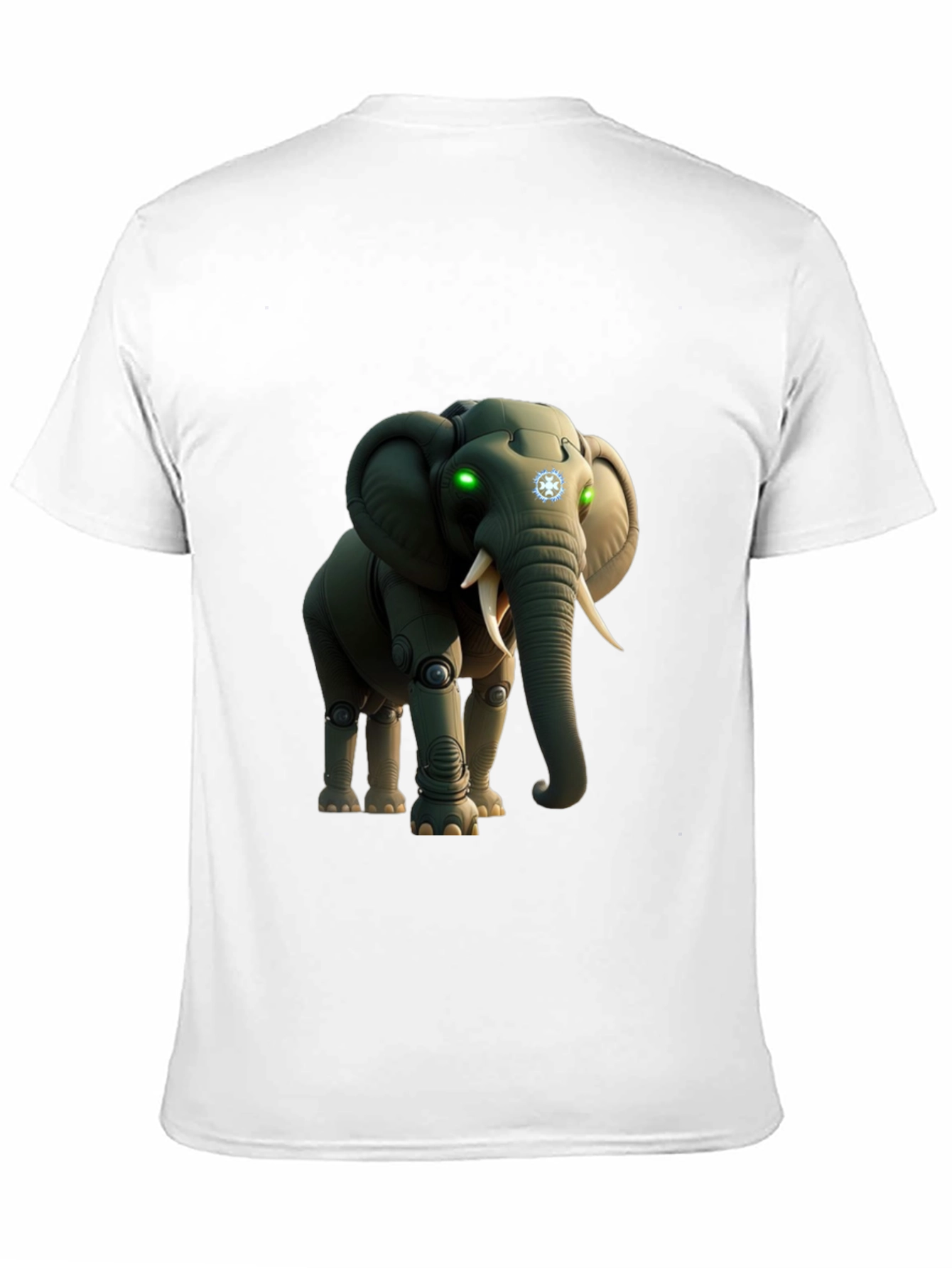 Robotic Elephant Graphic T-Shirt