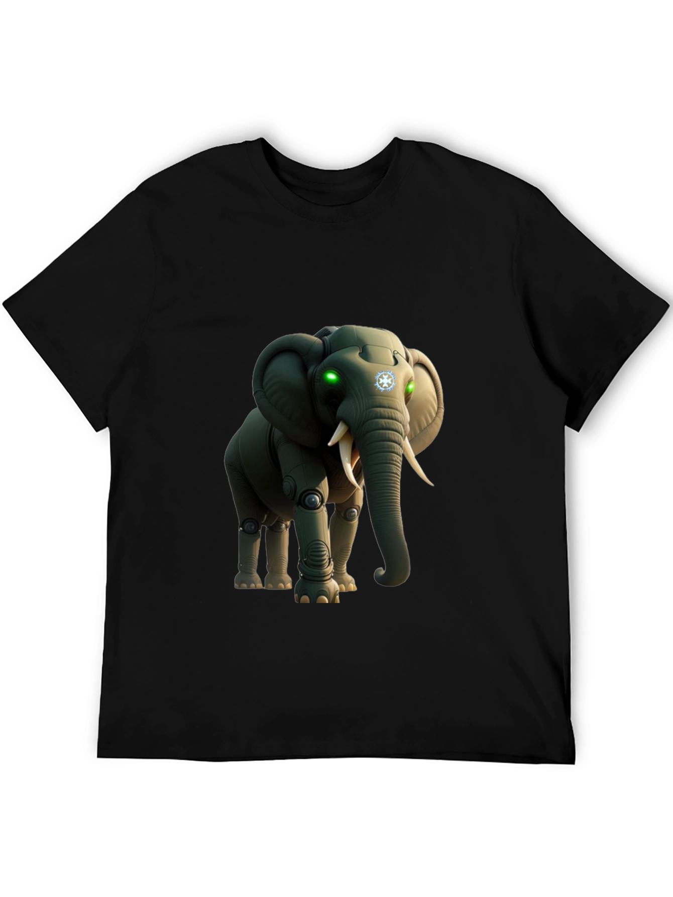 Robotic Elephant Graphic T-Shirt