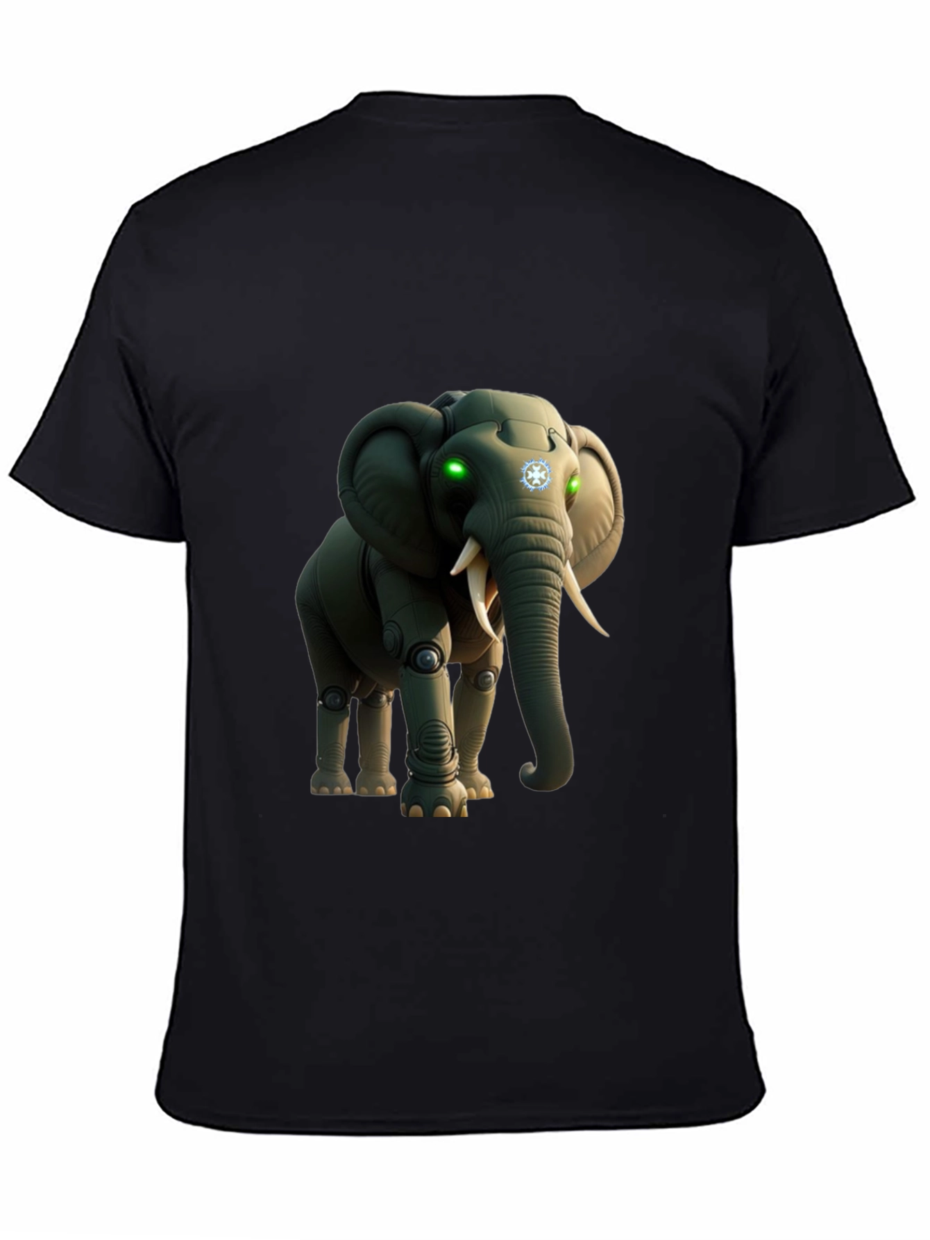 Robotic Elephant Graphic T-Shirt