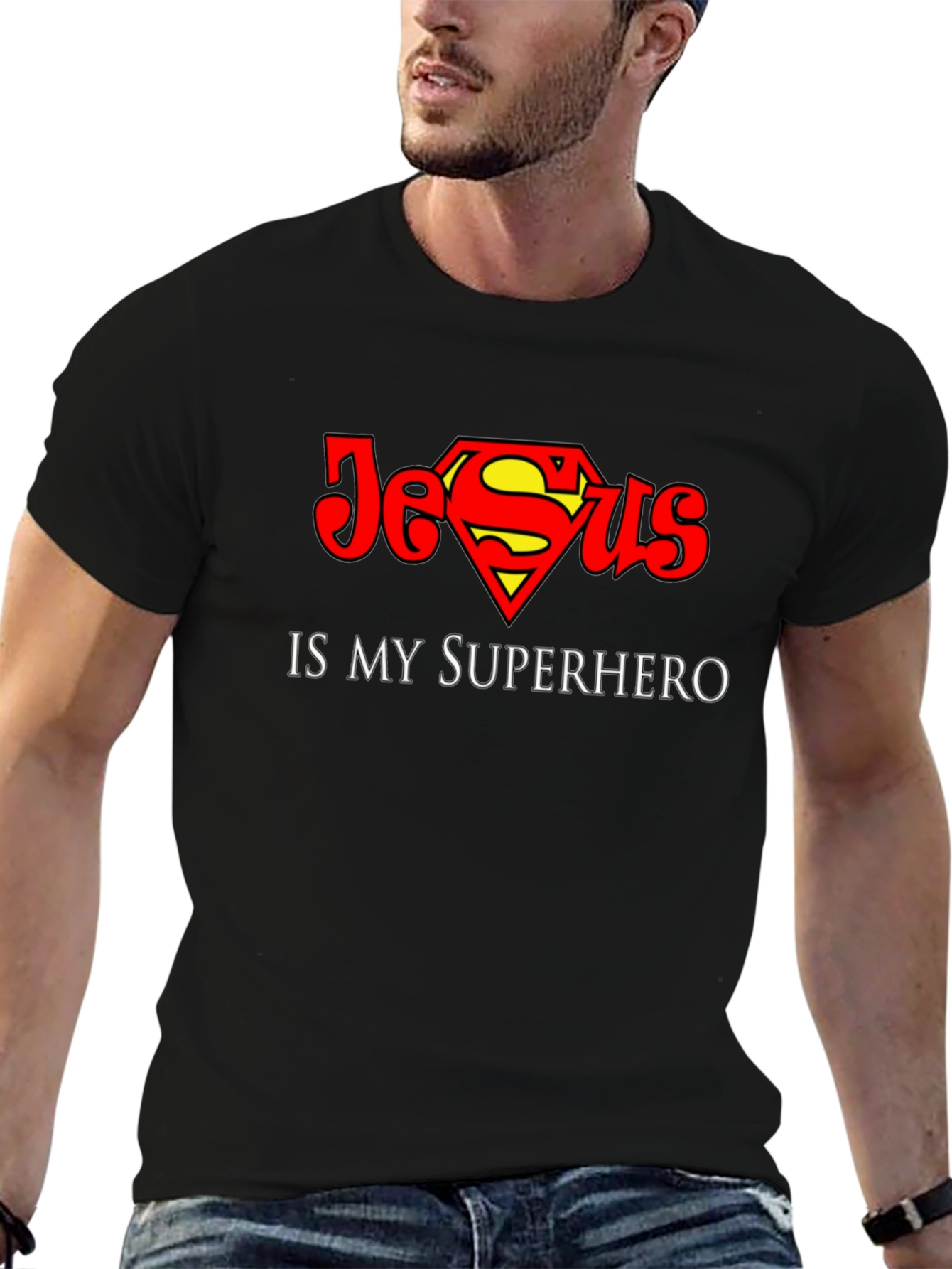Jesus is My Superhero T-Shirt - Christian Faith Tee