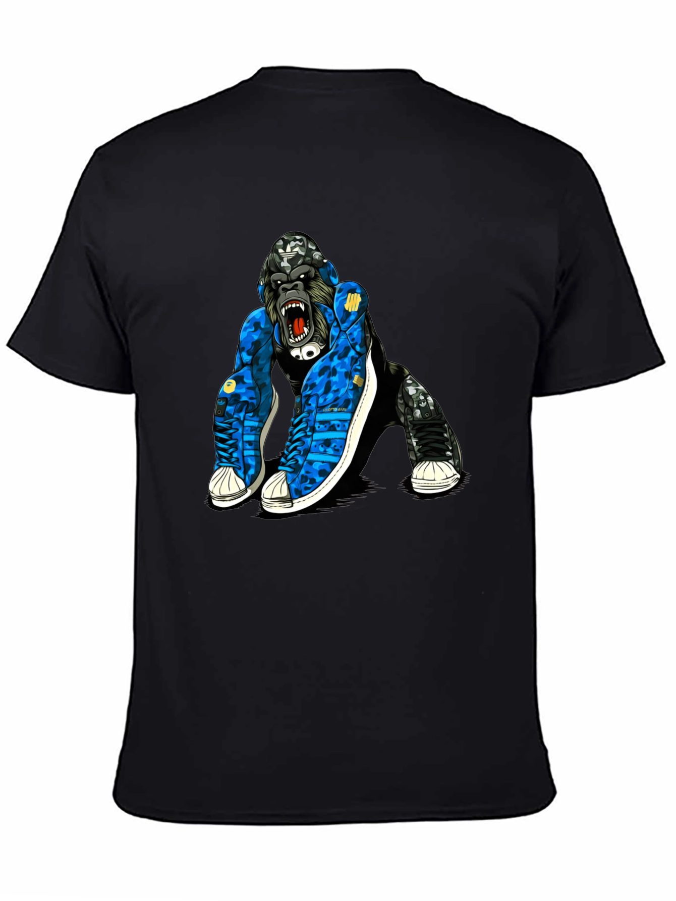 Cool Gorilla in Sneakers Graphic T-Shirt