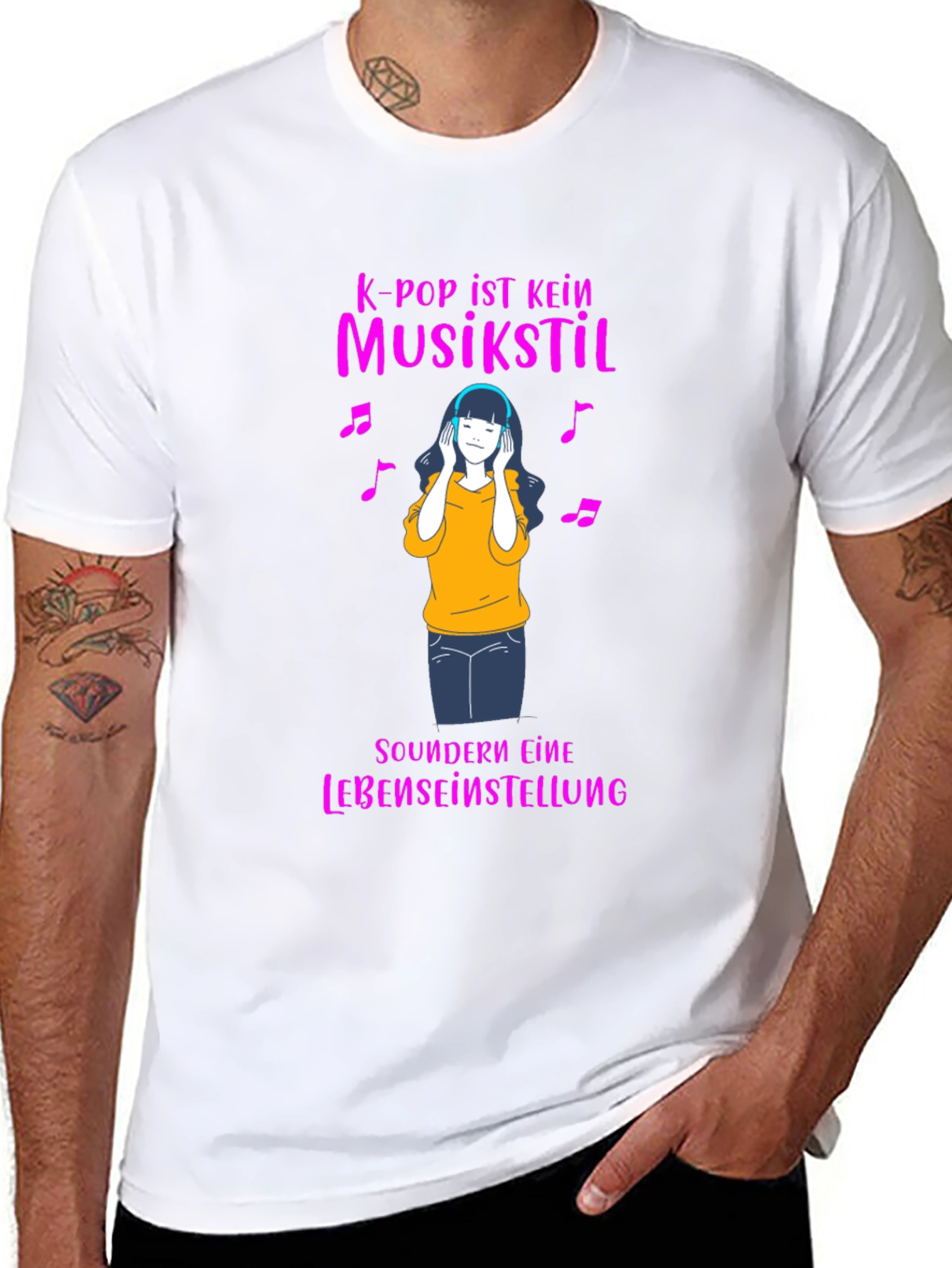 K-Pop Lifestyle T-Shirt - Music Fan Tee