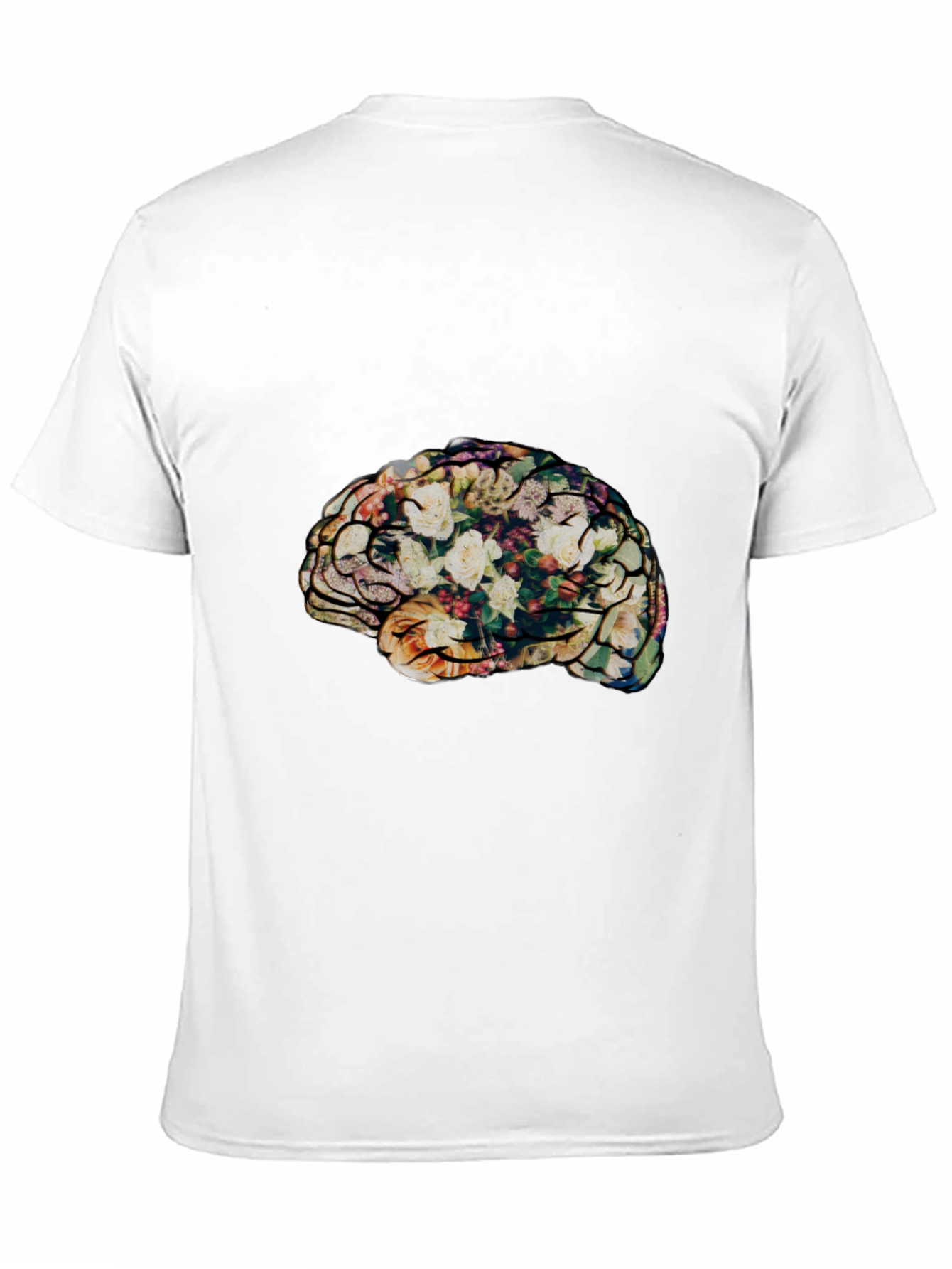Floral Brain T-Shirt - Stylish & Unique Tee