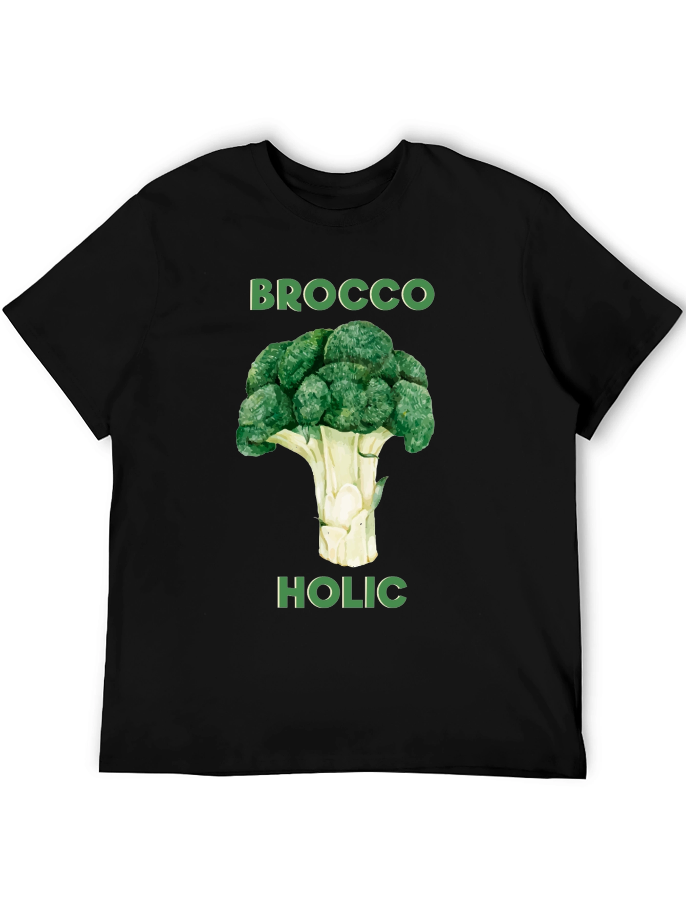 Broccoholic Graphic Tee - Funny Broccoli Lover T-Shirt