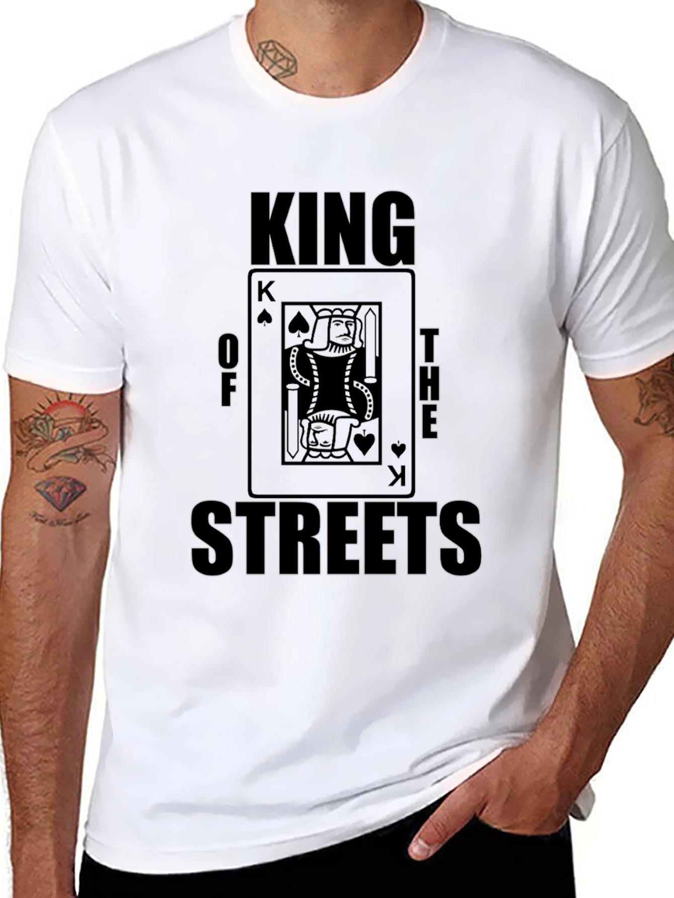 King of the Streets Black Graphic Tee