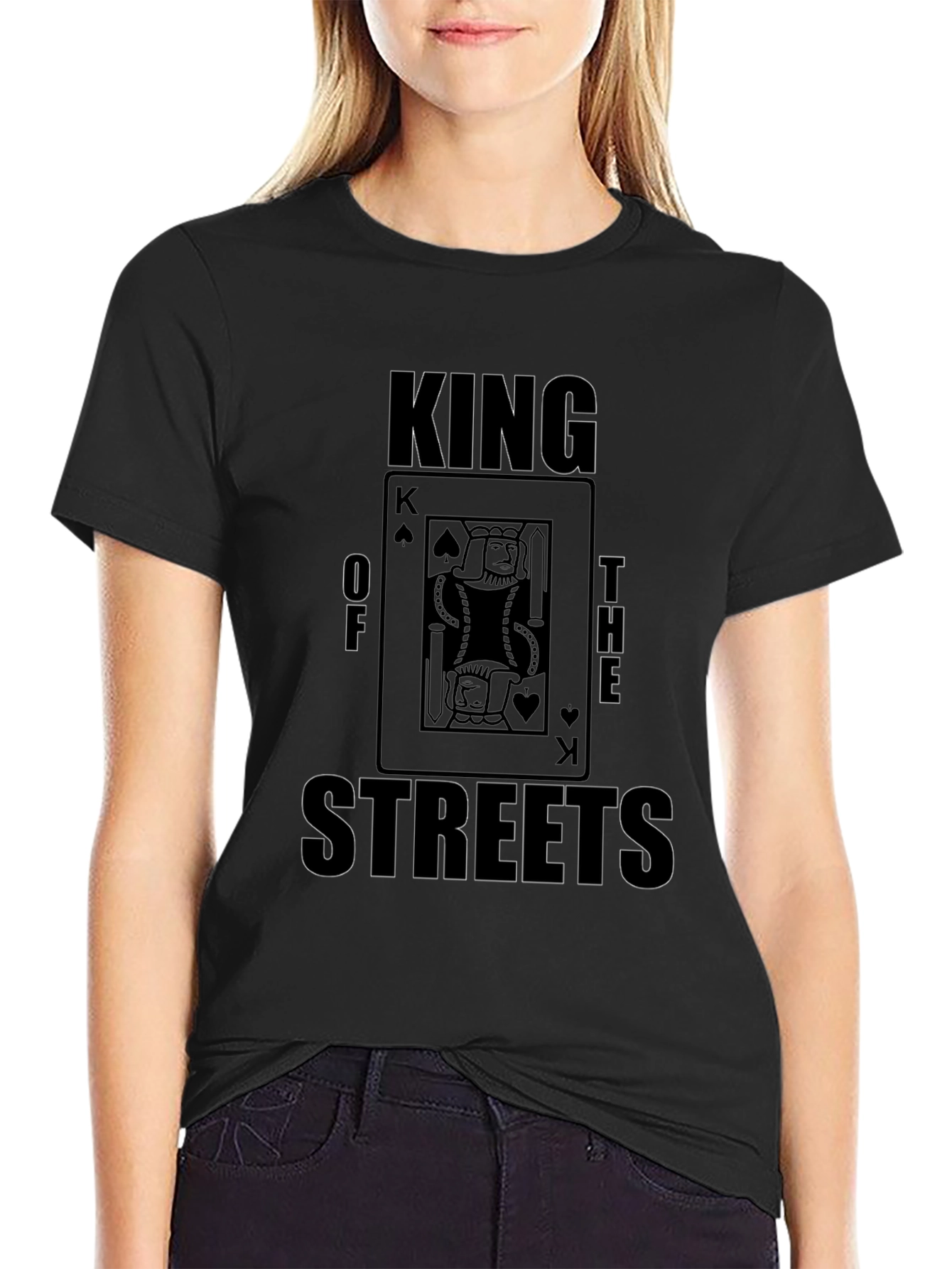 King of the Streets Black Graphic Tee