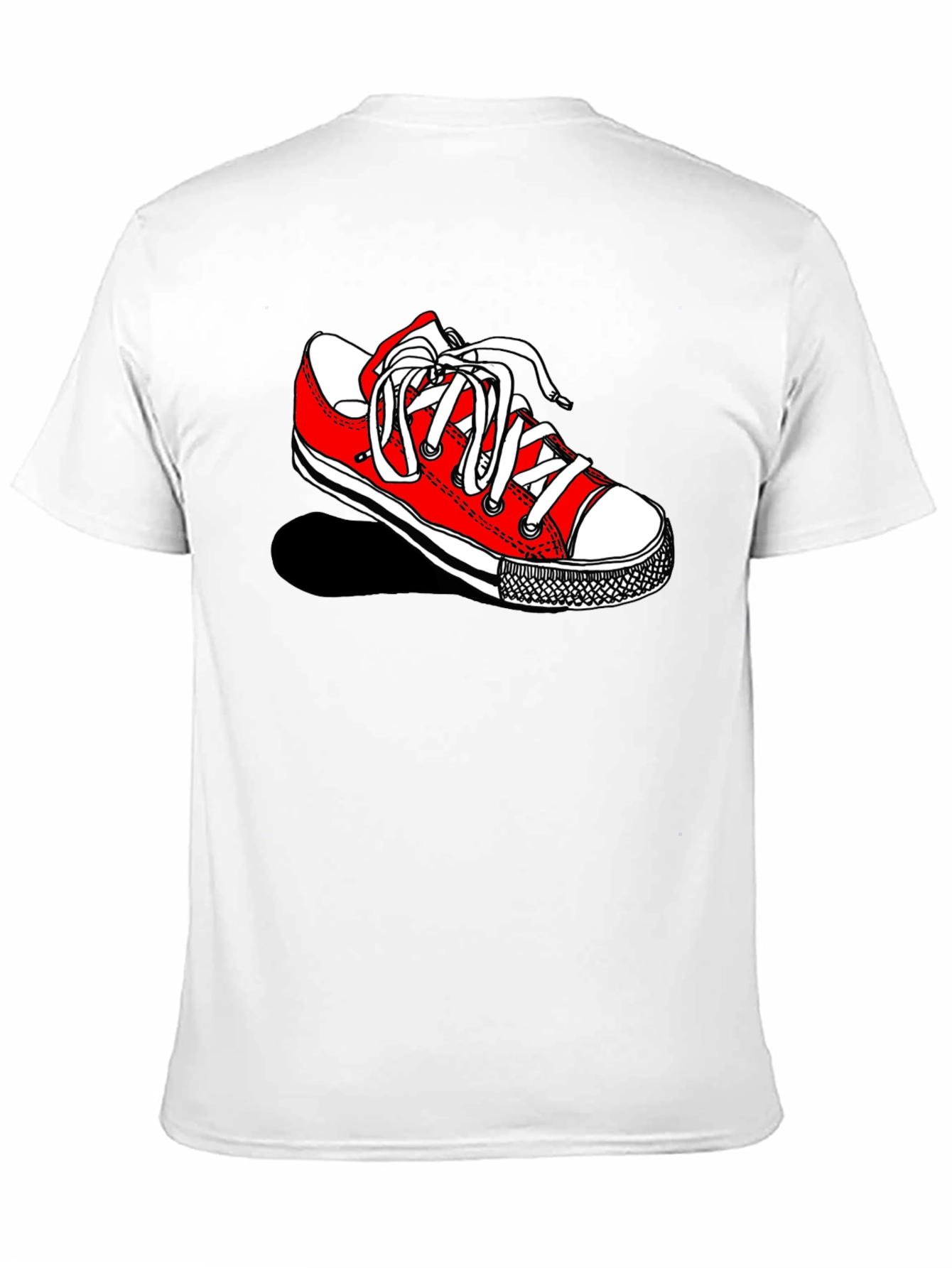 Sneaker Graphic Black Tee