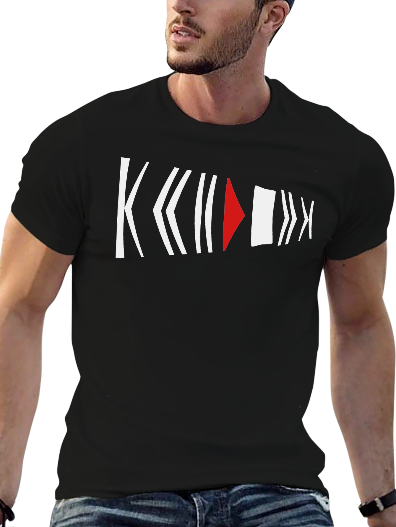 Geometric Arrow Graphic T-Shirt