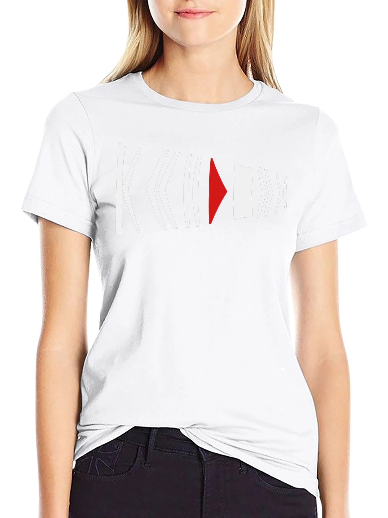 Geometric Arrow Graphic T-Shirt