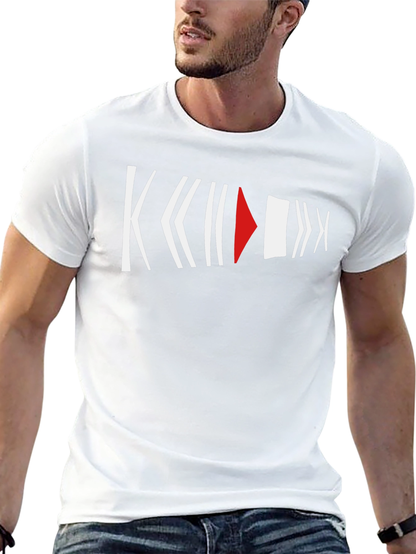 Geometric Arrow Graphic T-Shirt