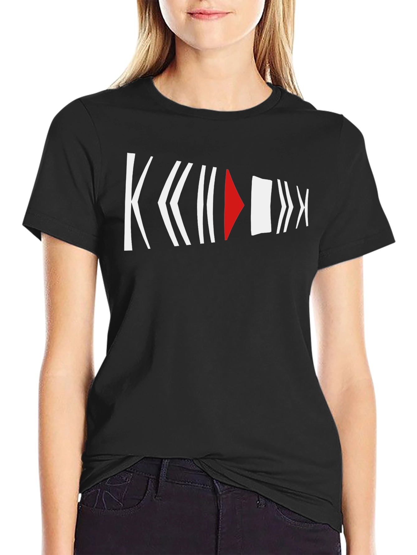 Geometric Arrow Graphic T-Shirt