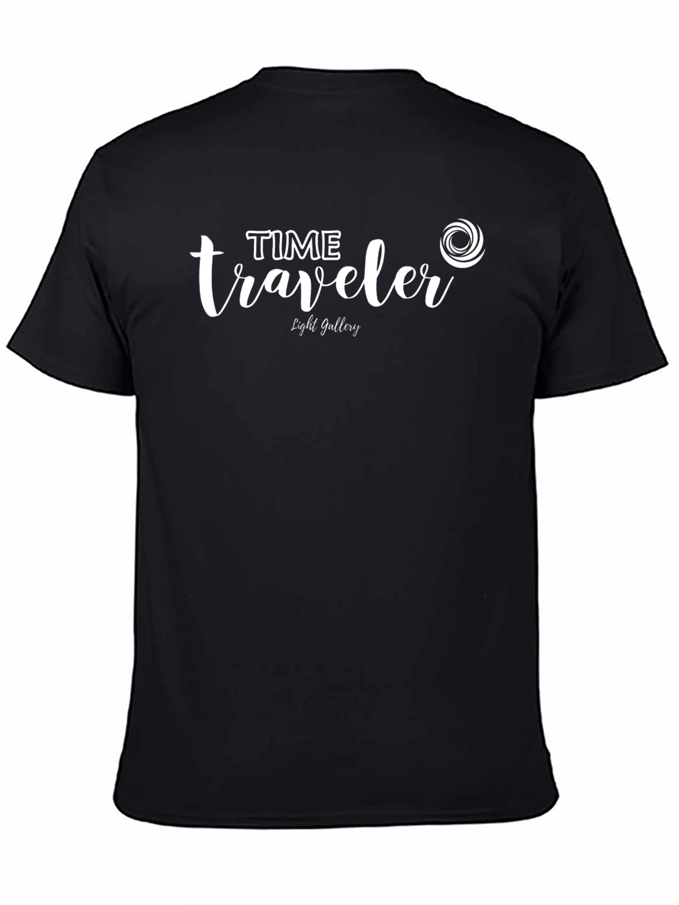Time Traveler Black Graphic Tee