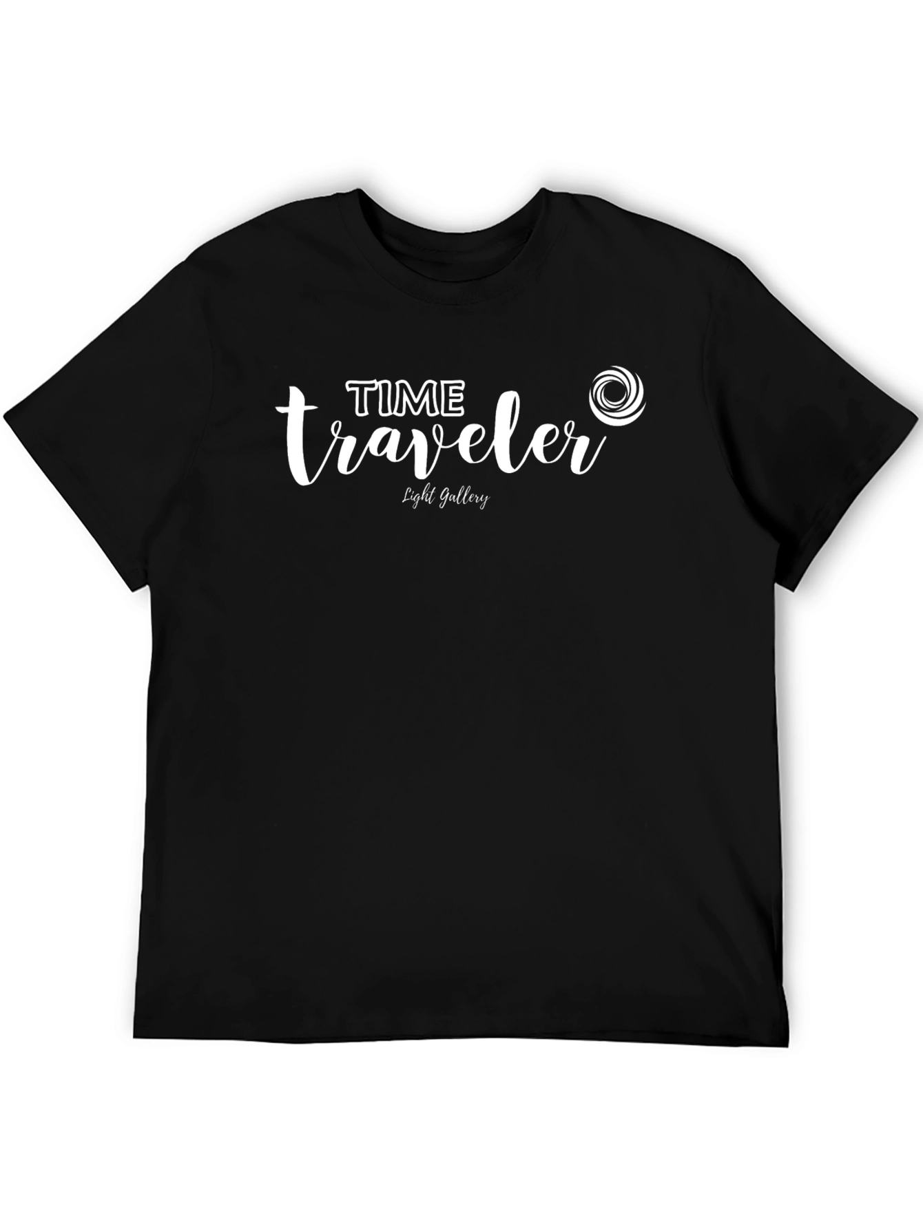 Time Traveler Black Graphic Tee