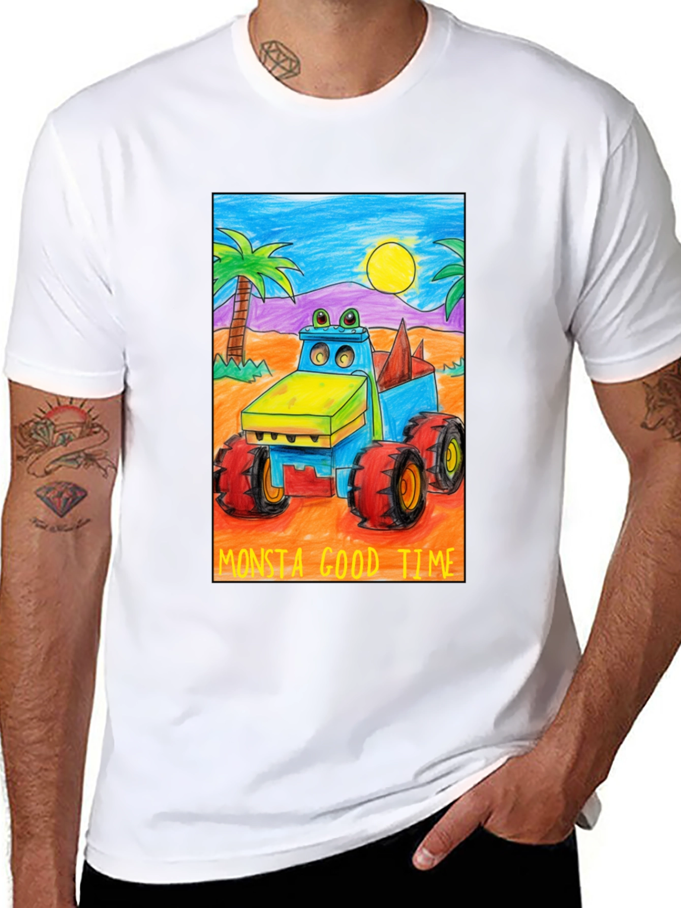 Monster Truck Good Time Graphic T-Shirt