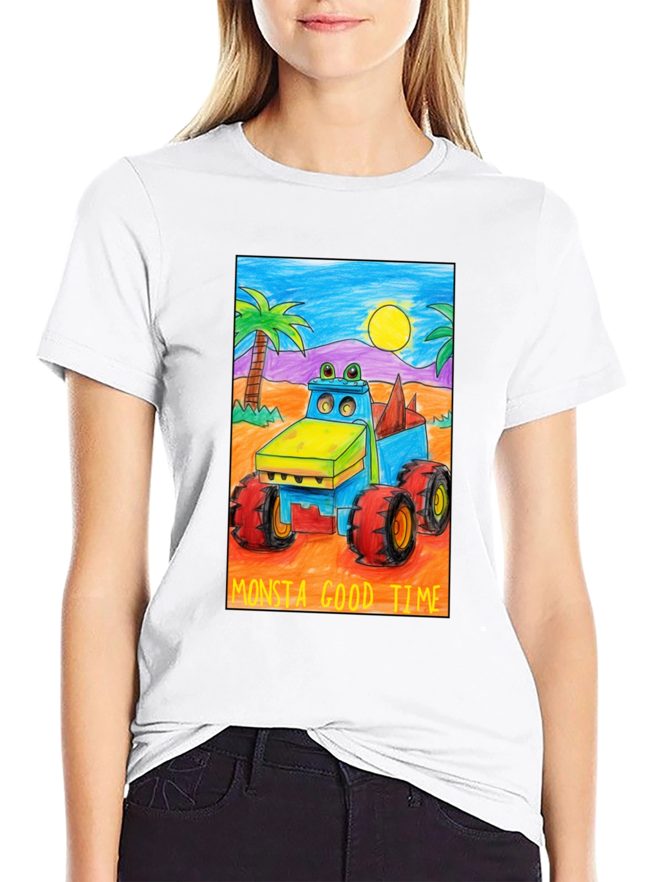 Monster Truck Good Time Graphic T-Shirt