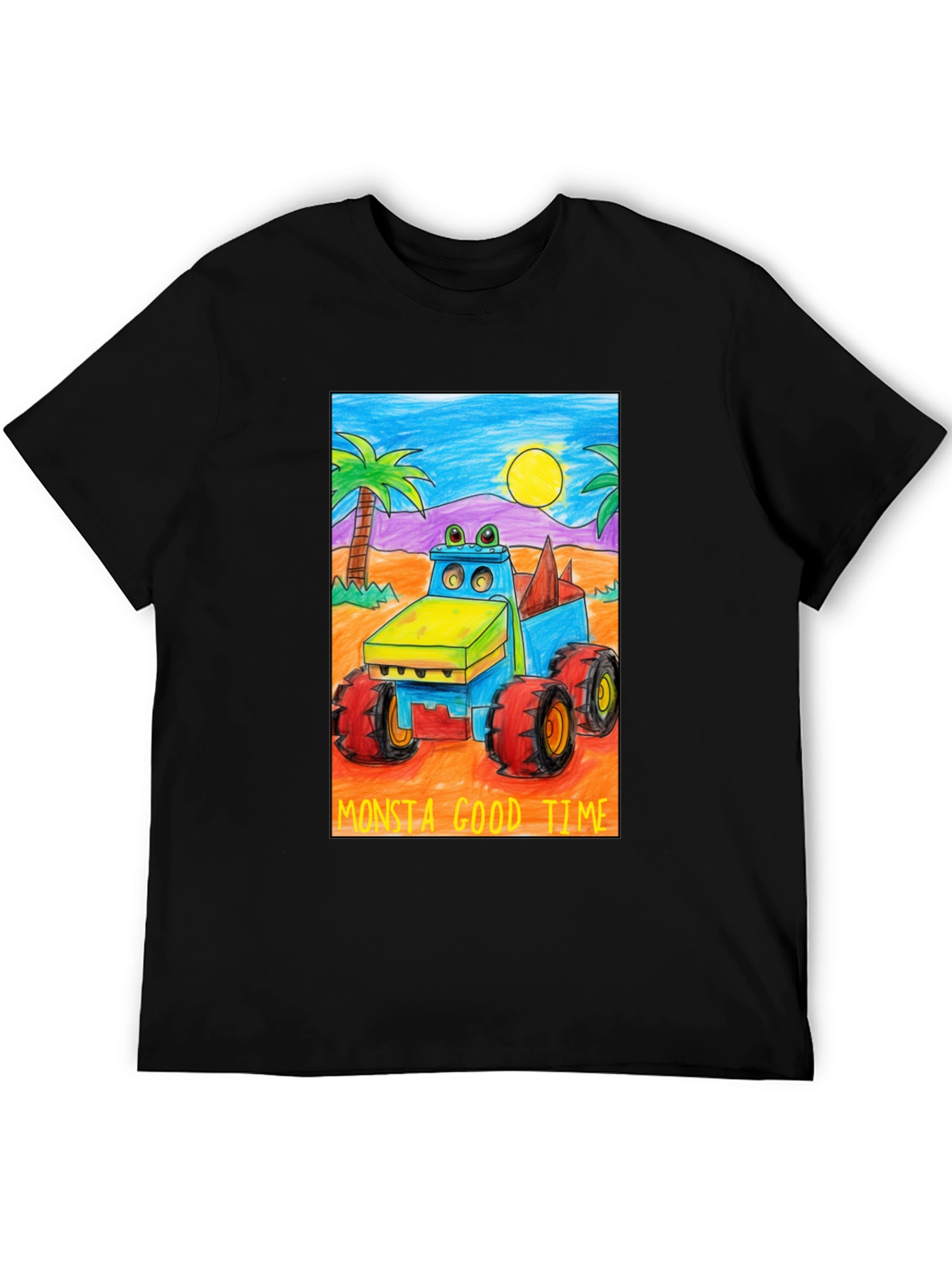 Monster Truck Good Time Graphic T-Shirt