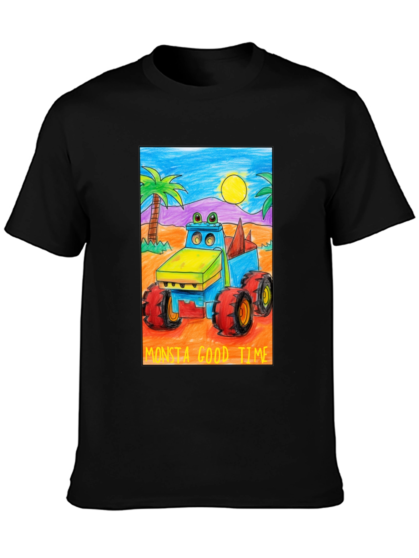 Monster Truck Good Time Graphic T-Shirt