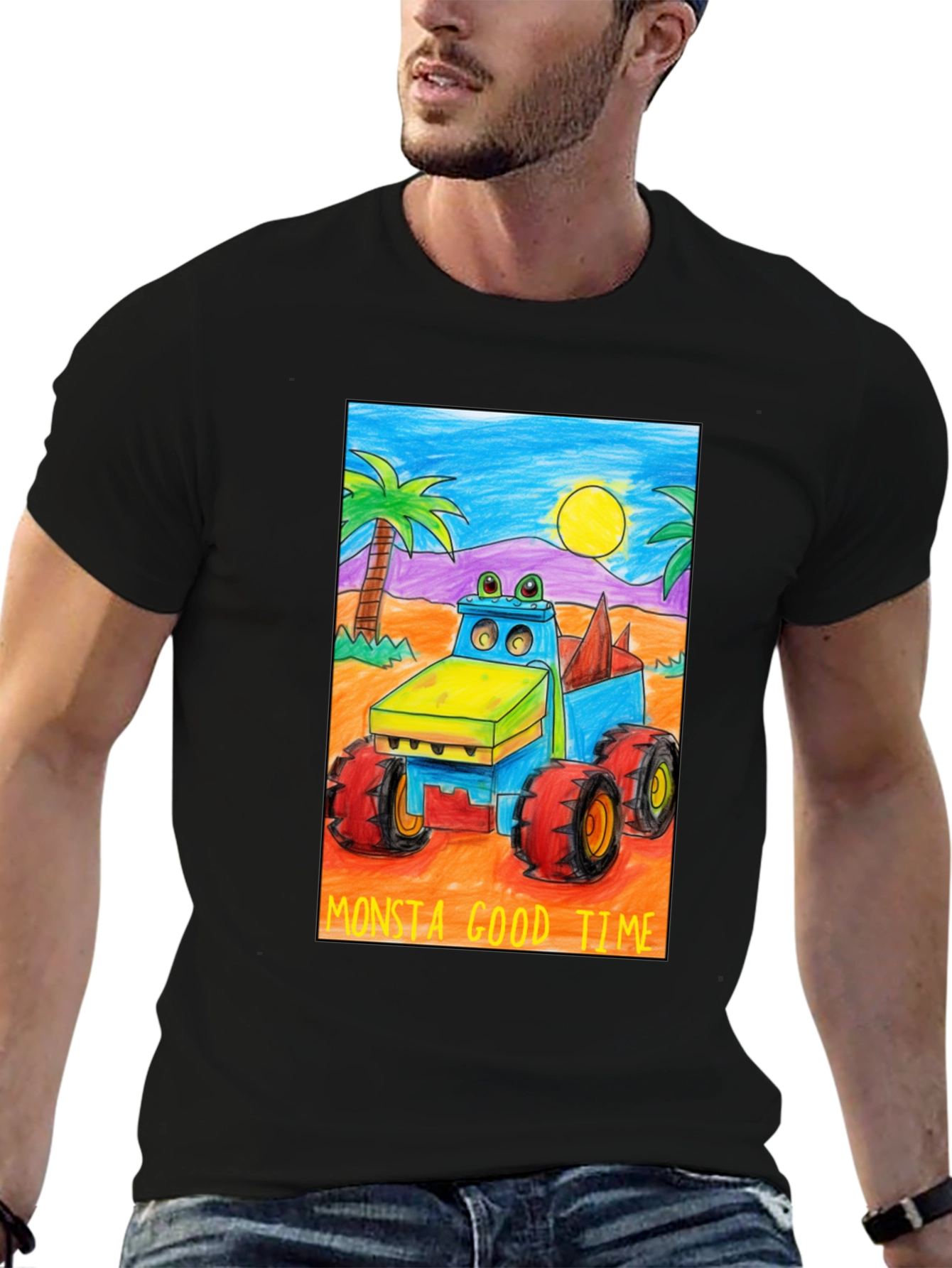 Monster Truck Good Time Graphic T-Shirt