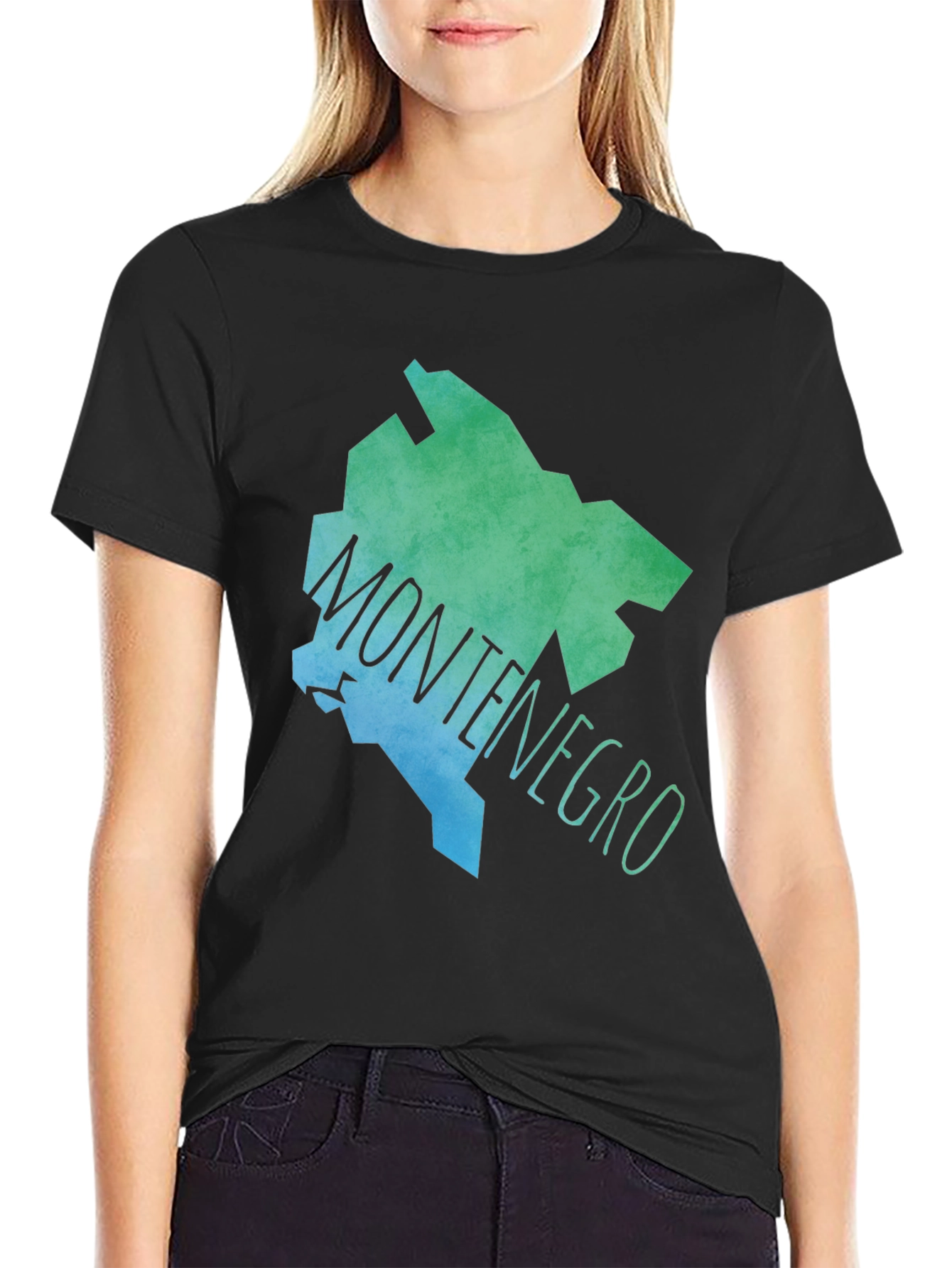 Montenegro Map T-Shirt - Stylish Souvenir Tee