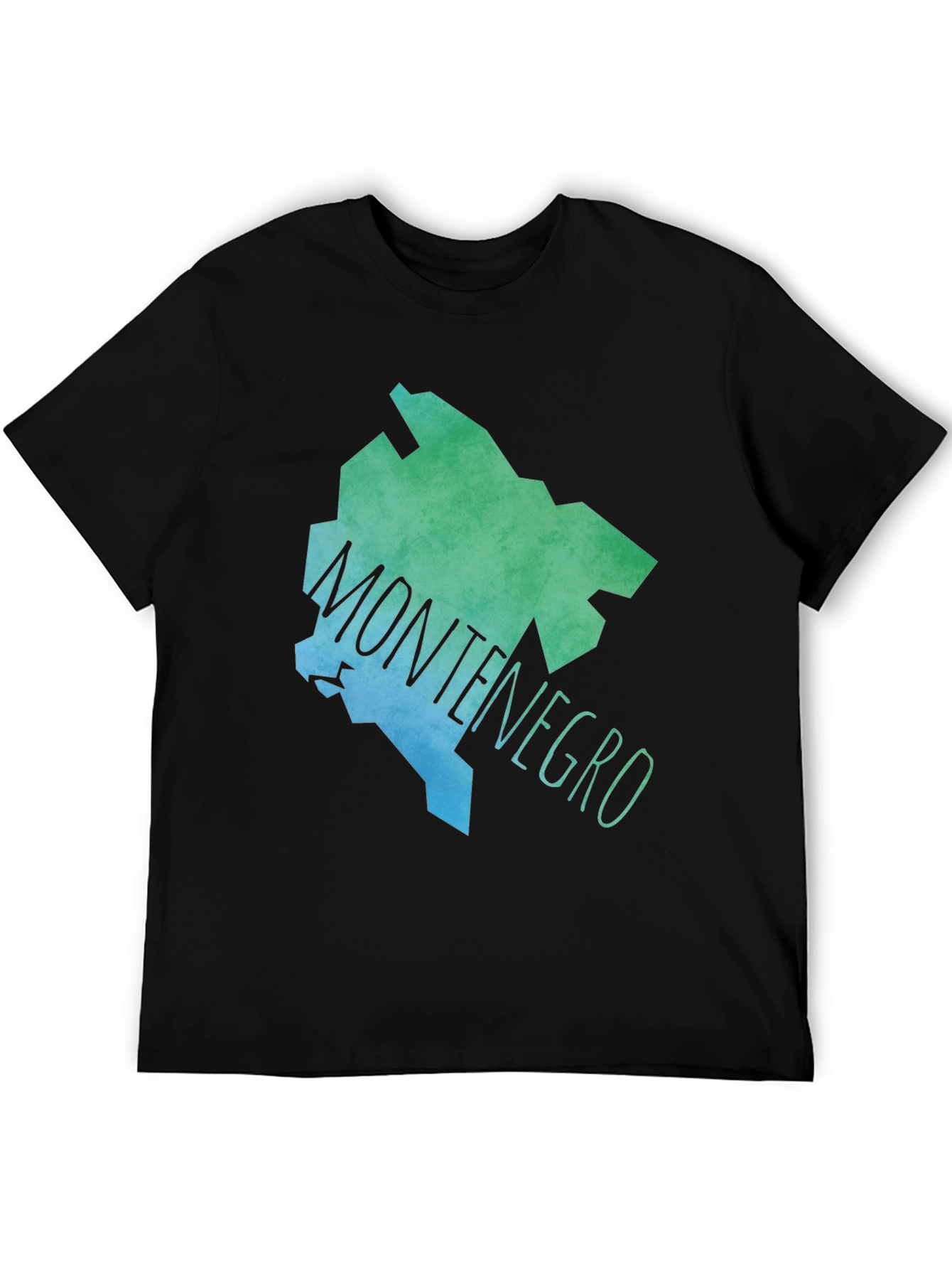 Montenegro Map T-Shirt - Stylish Souvenir Tee