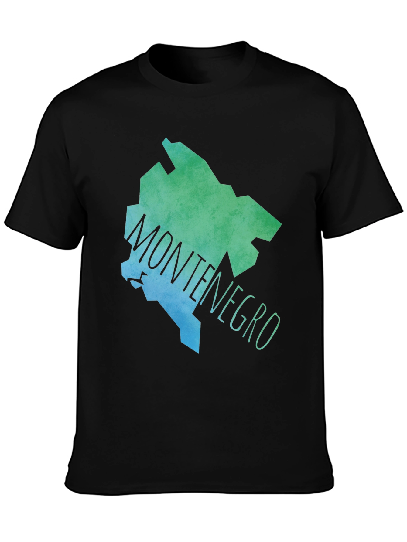 Montenegro Map T-Shirt - Stylish Souvenir Tee