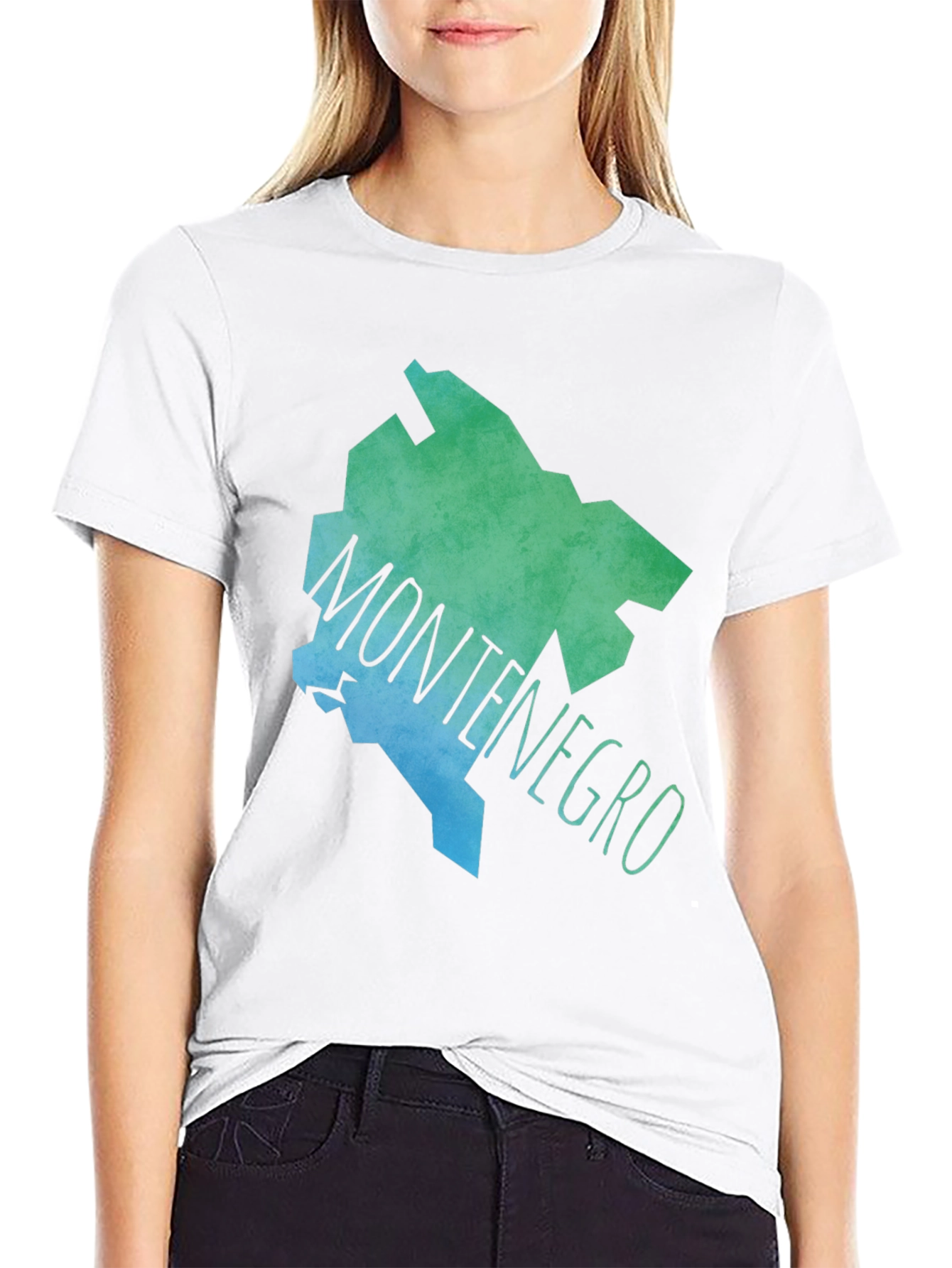 Montenegro Map T-Shirt - Stylish Souvenir Tee