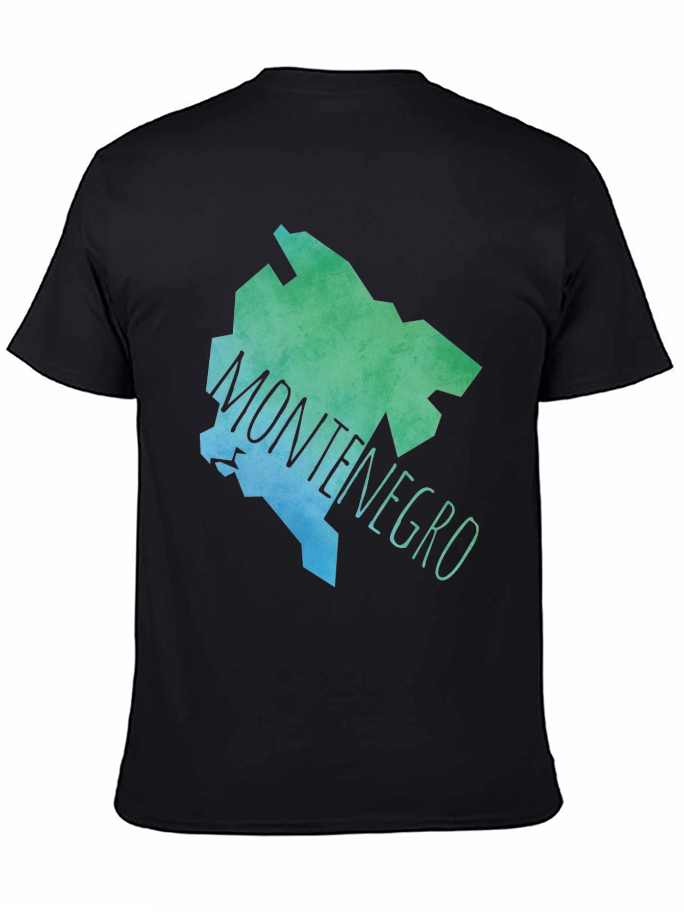 Montenegro Map T-Shirt - Stylish Souvenir Tee