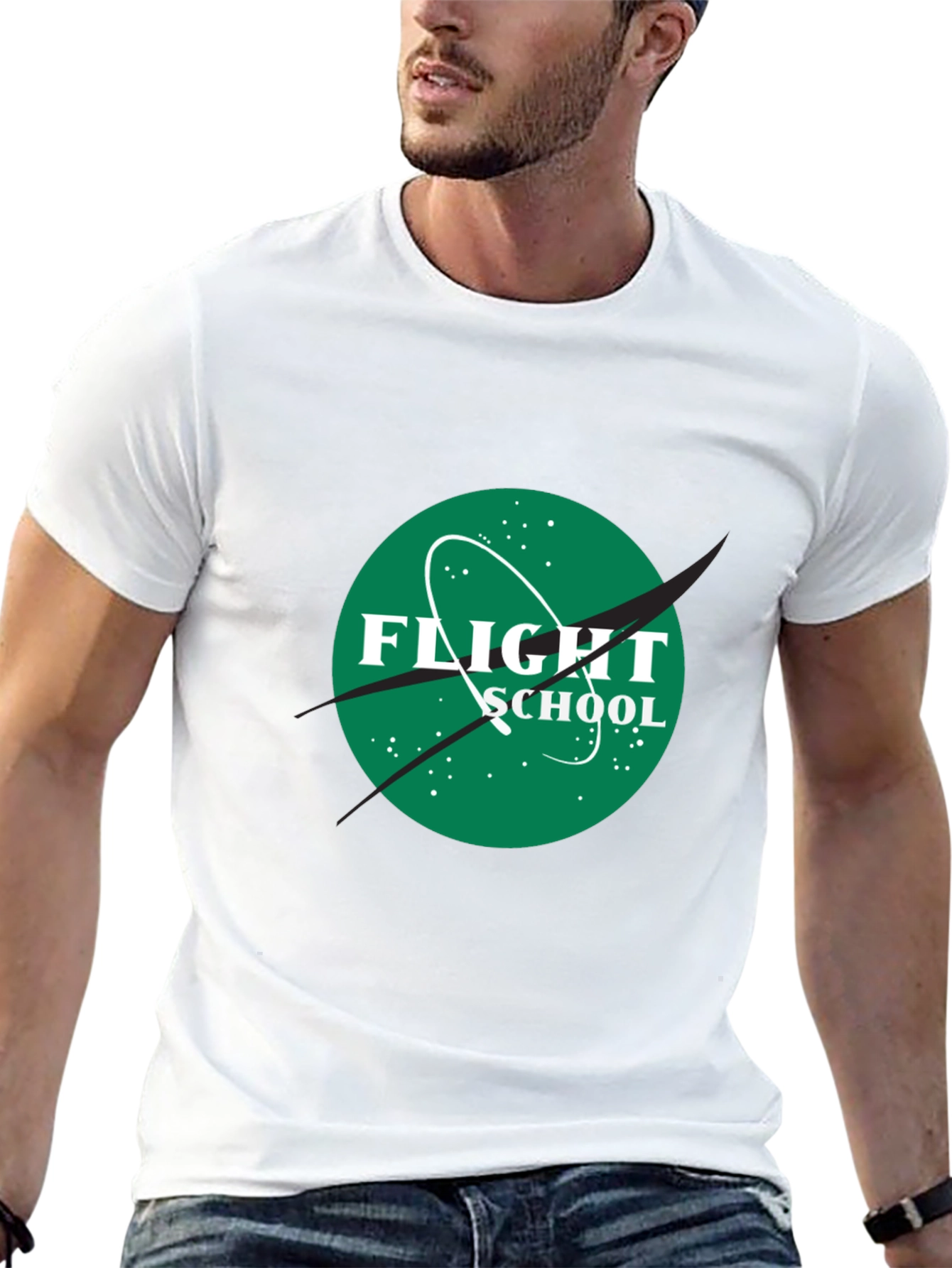 Flight School Black T-Shirt