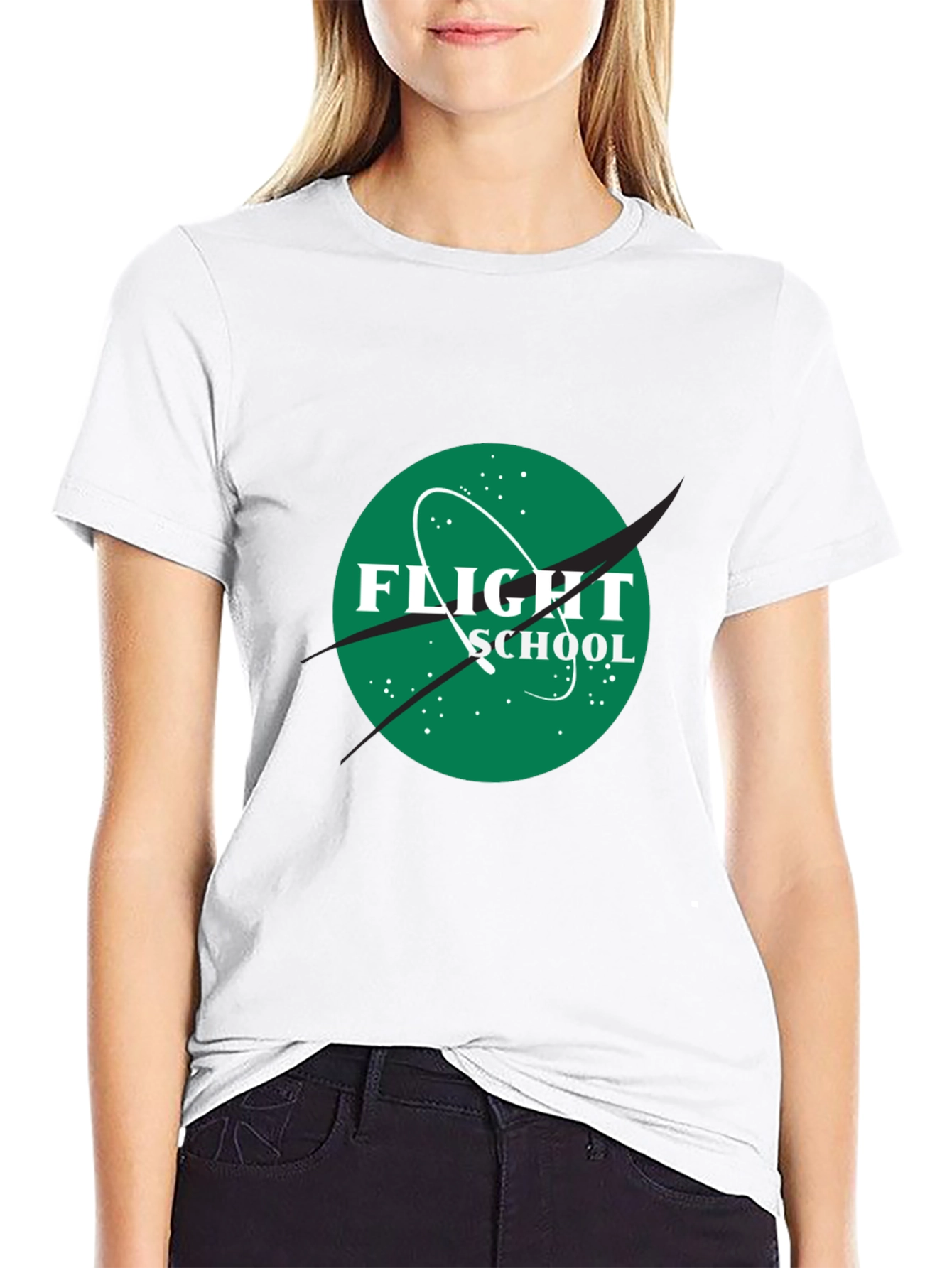 Flight School Black T-Shirt