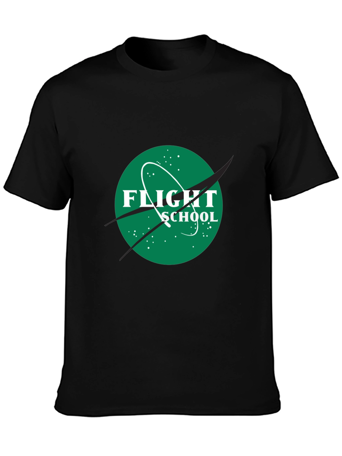 Flight School Black T-Shirt