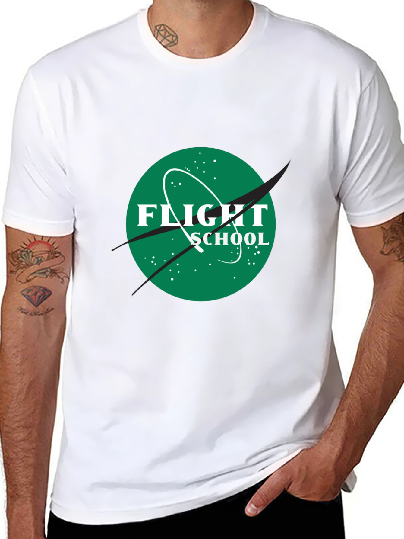 Flight School Black T-Shirt