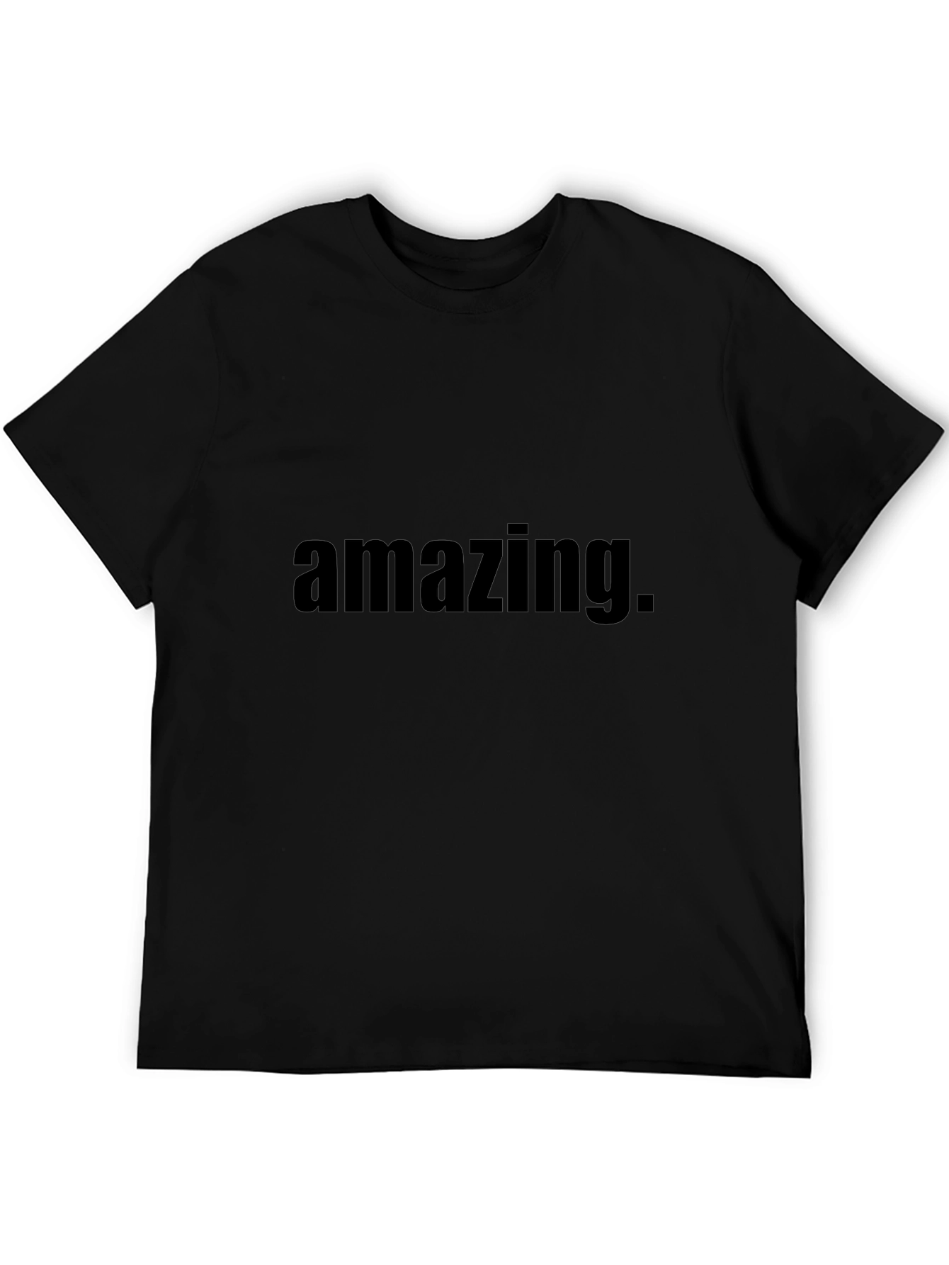 Amazing Graphic Black T-Shirt for Men