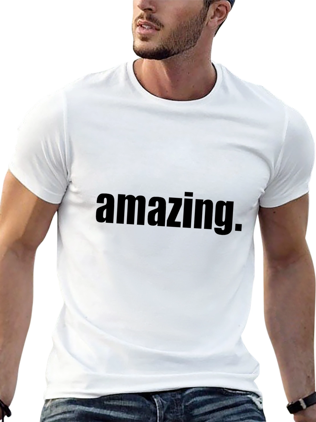 Amazing Graphic Black T-Shirt for Men