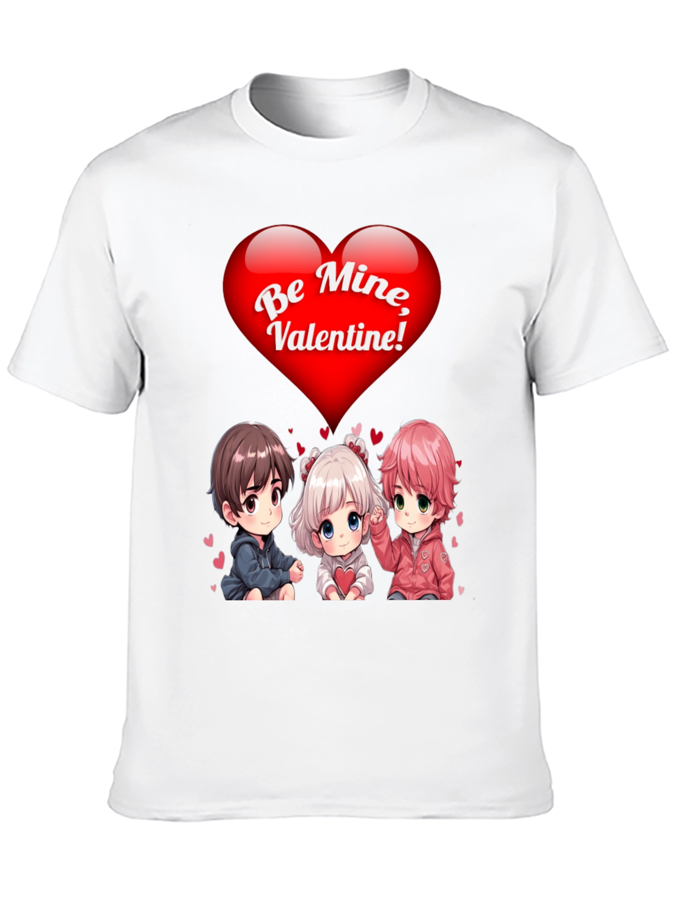 Valentines Day Anime T-Shirt - Be Mine!