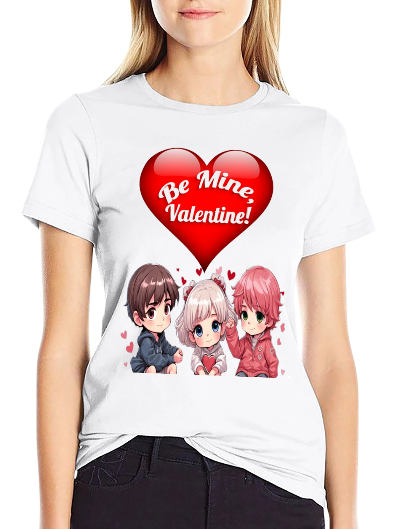 Valentines Day Anime T-Shirt - Be Mine!