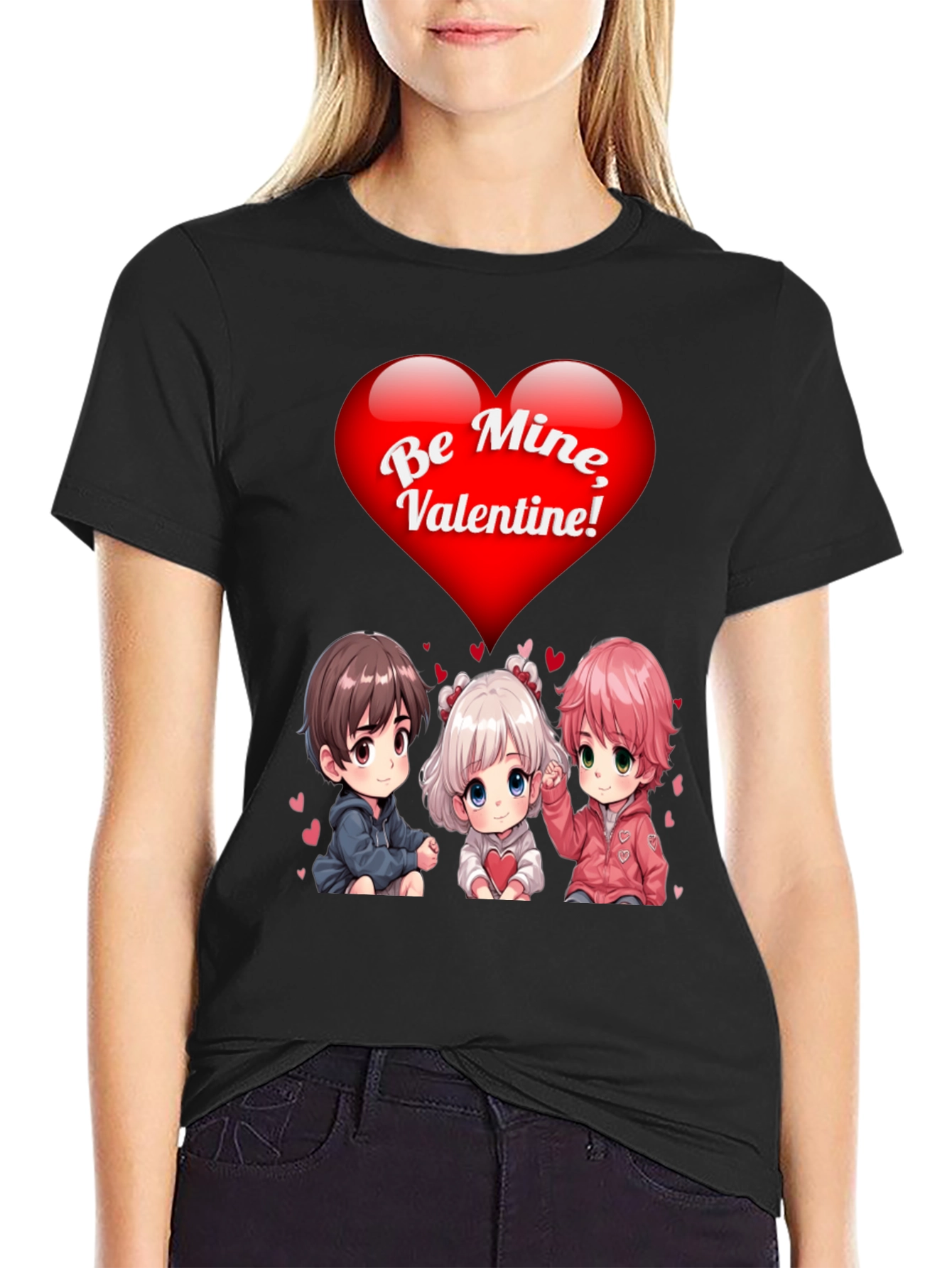 Valentines Day Anime T-Shirt - Be Mine!