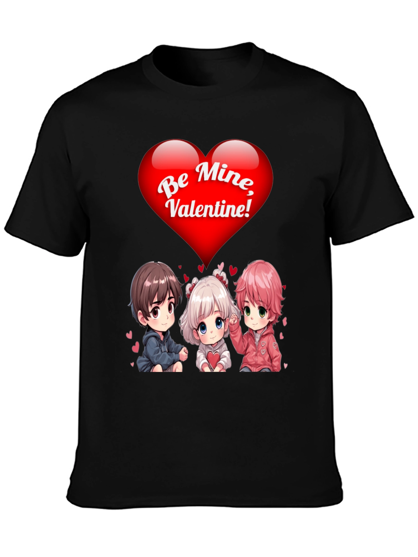 Valentines Day Anime T-Shirt - Be Mine!