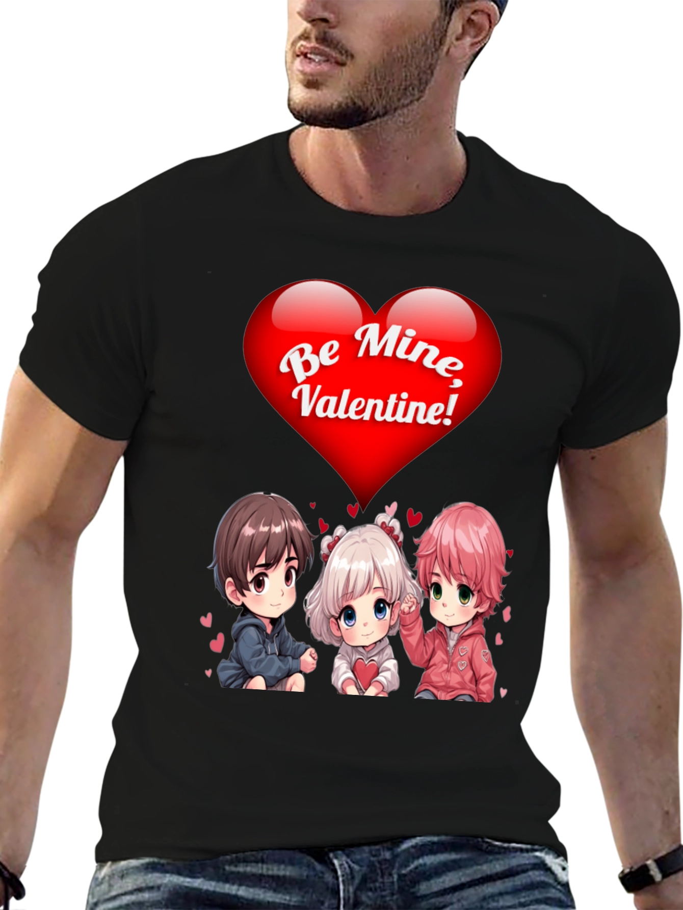 Valentines Day Anime T-Shirt - Be Mine!