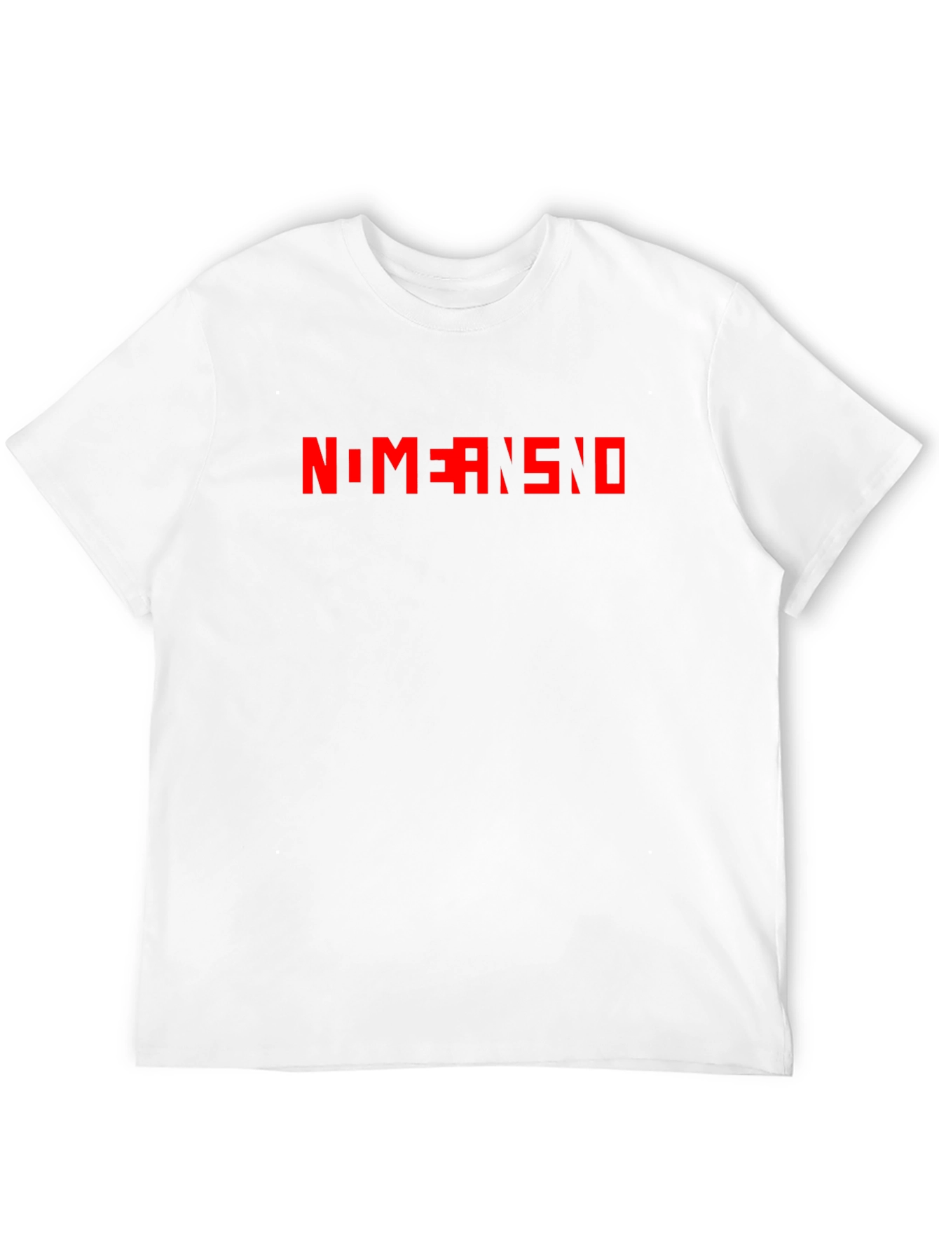NOMEANSNO Graphic Tee - Bold Statement T-Shirt