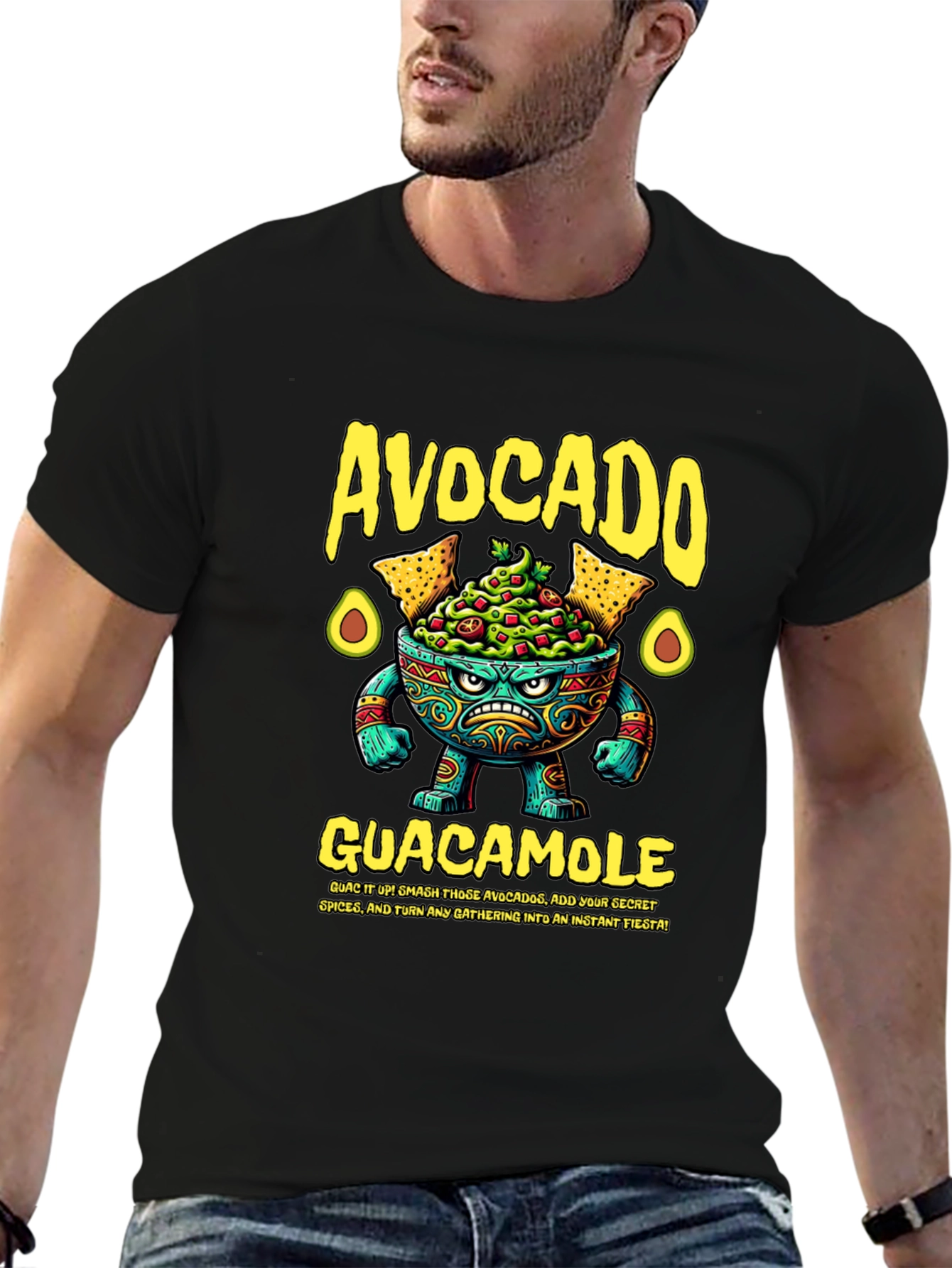 Avocado Guacamole Graphic T-Shirt