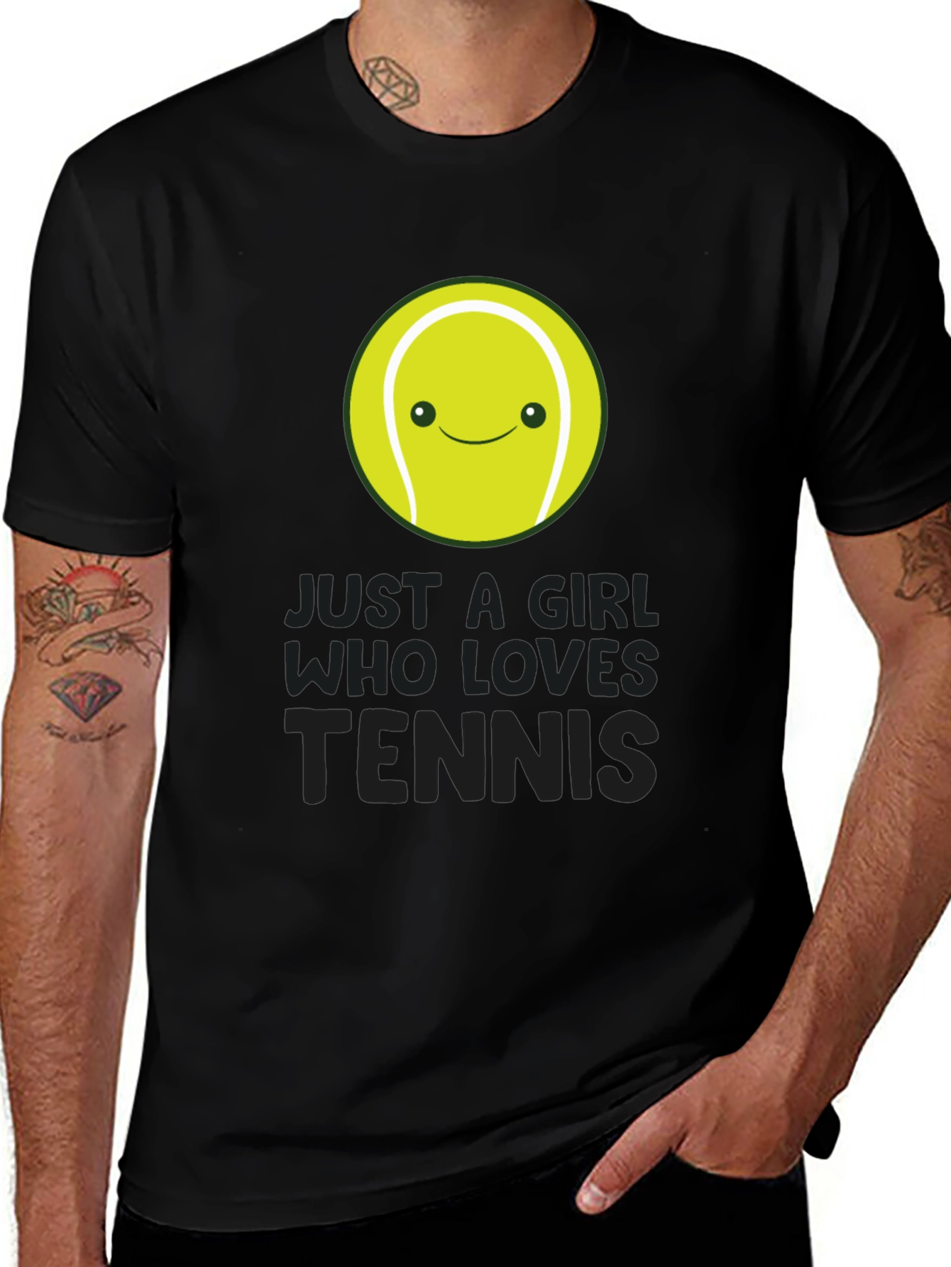 Just A Girl Who Loves Tennis T-Shirt