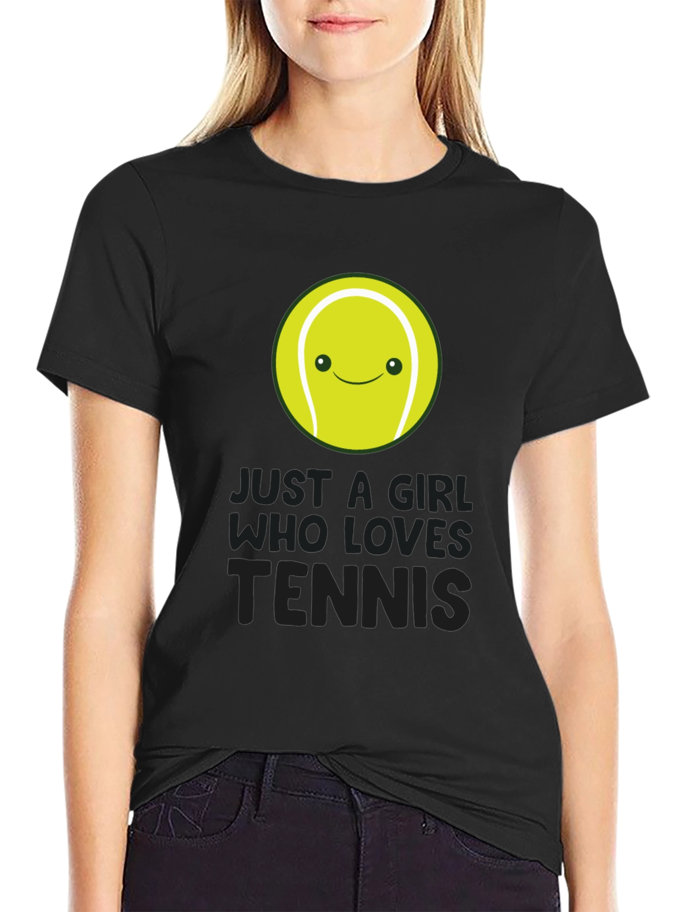 Just A Girl Who Loves Tennis T-Shirt
