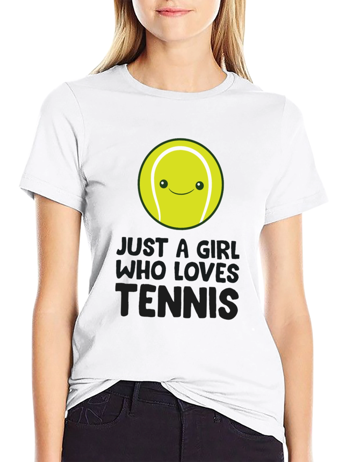 Just A Girl Who Loves Tennis T-Shirt