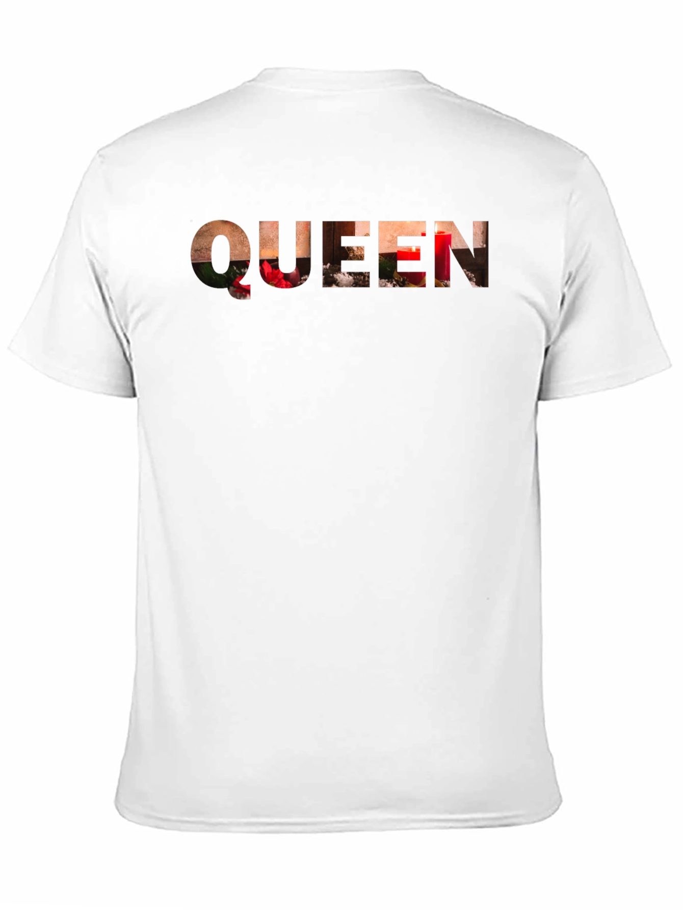 Queen Holiday Candles Black Tee