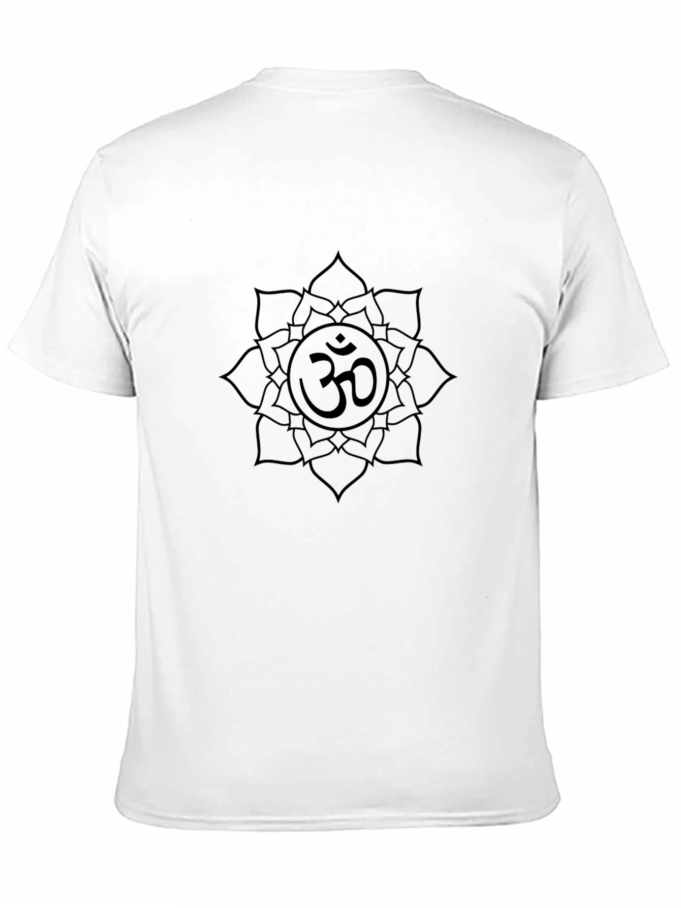 Om Mandala Graphic Tee - Black