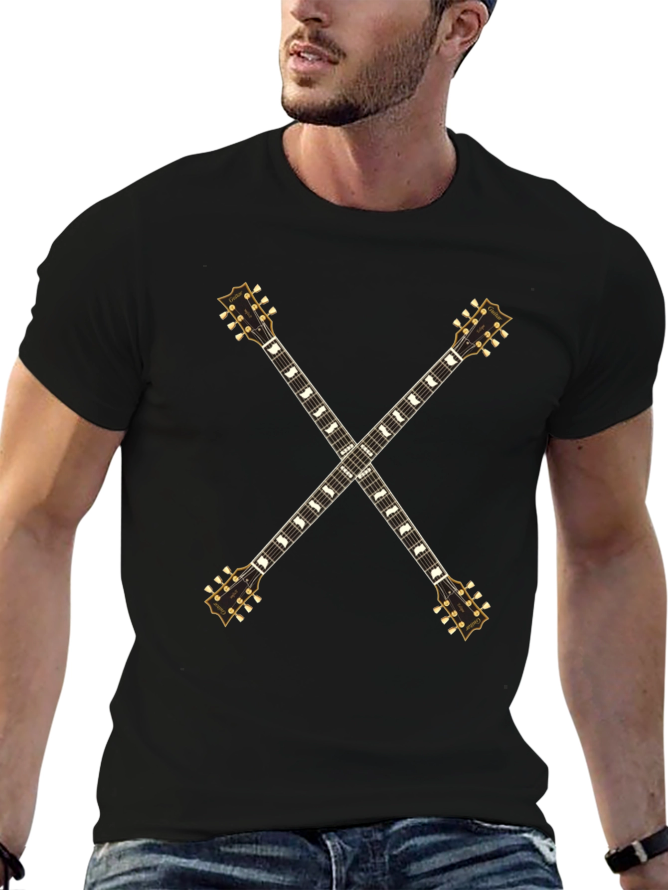 Guitar X T-Shirt - Rock and Roll Tee