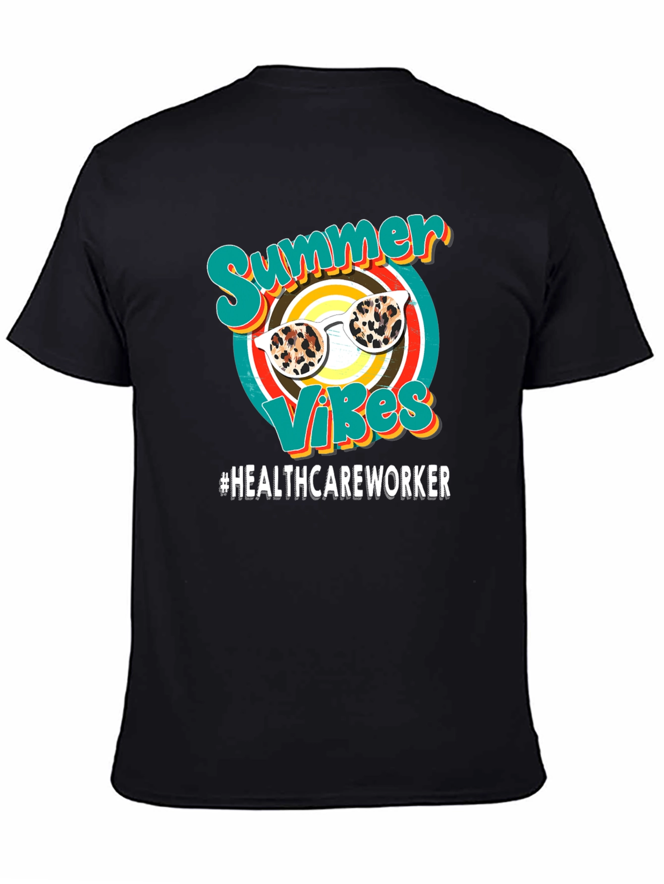 Summer Vibes Healthcare Worker Graphic Tee
