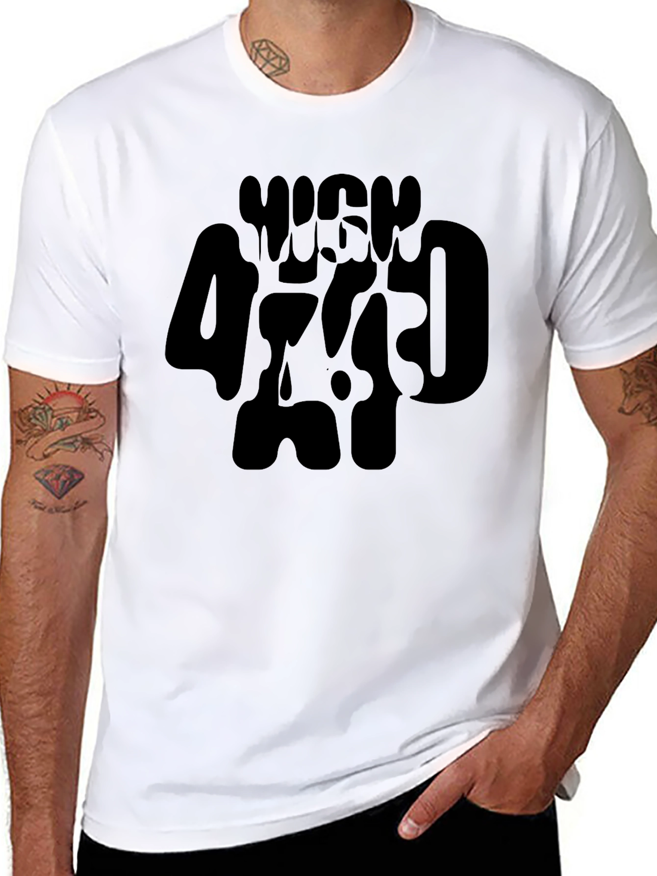 High 420 Tee - Black Graphic T-Shirt