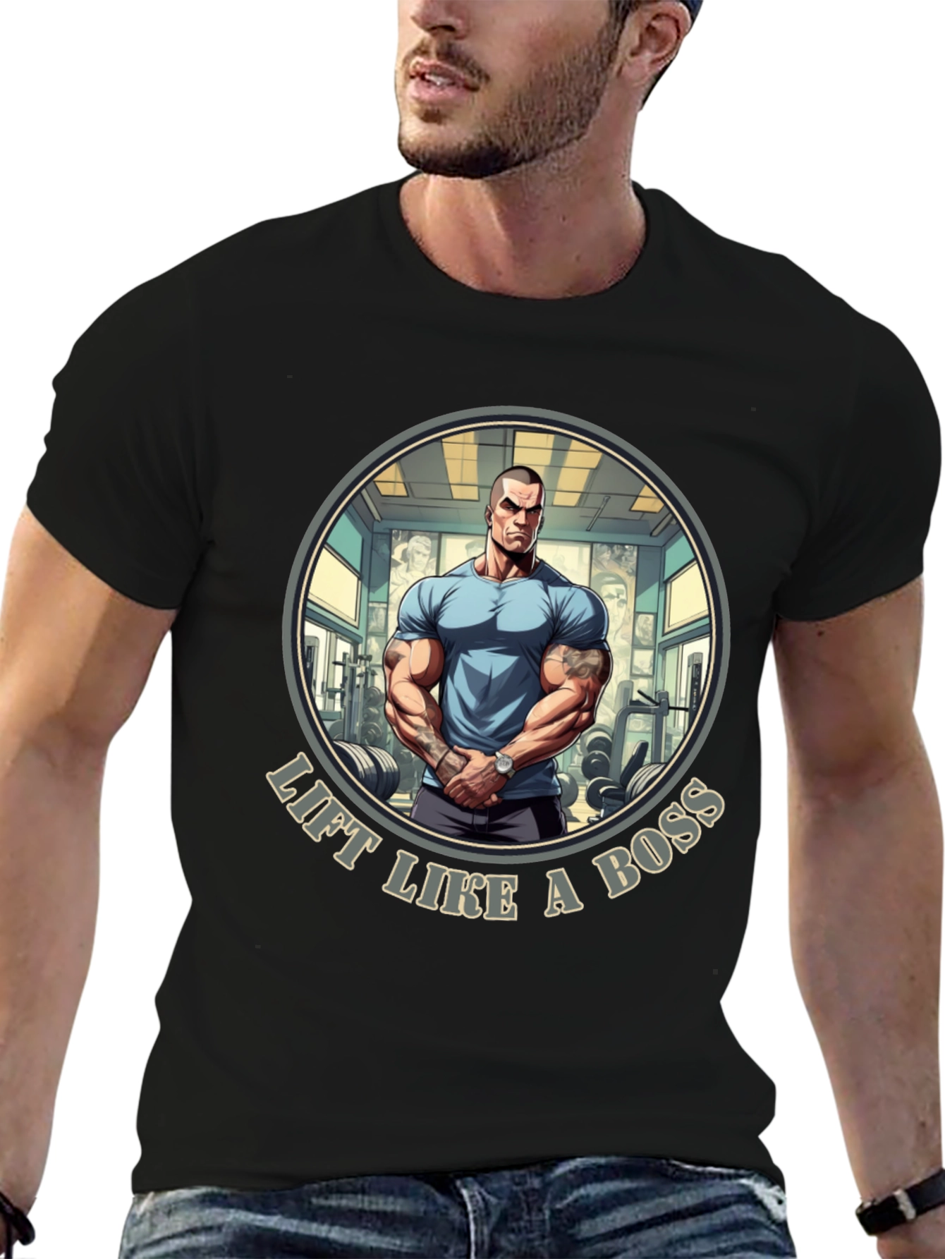 Lift Like A Boss T-Shirt - Gym Motivation