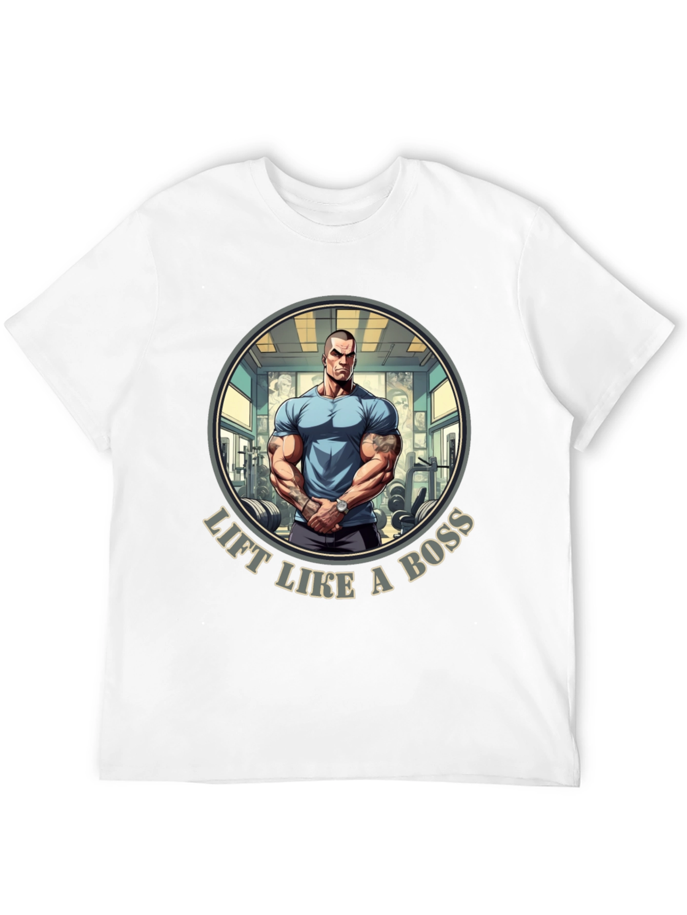 Lift Like A Boss T-Shirt - Gym Motivation